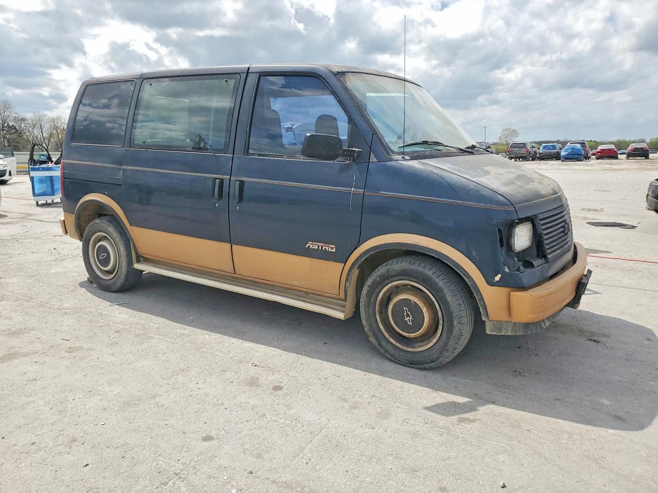 1987 Chevrolet Astro Blue vin: 1GNDM15Z2HB186277