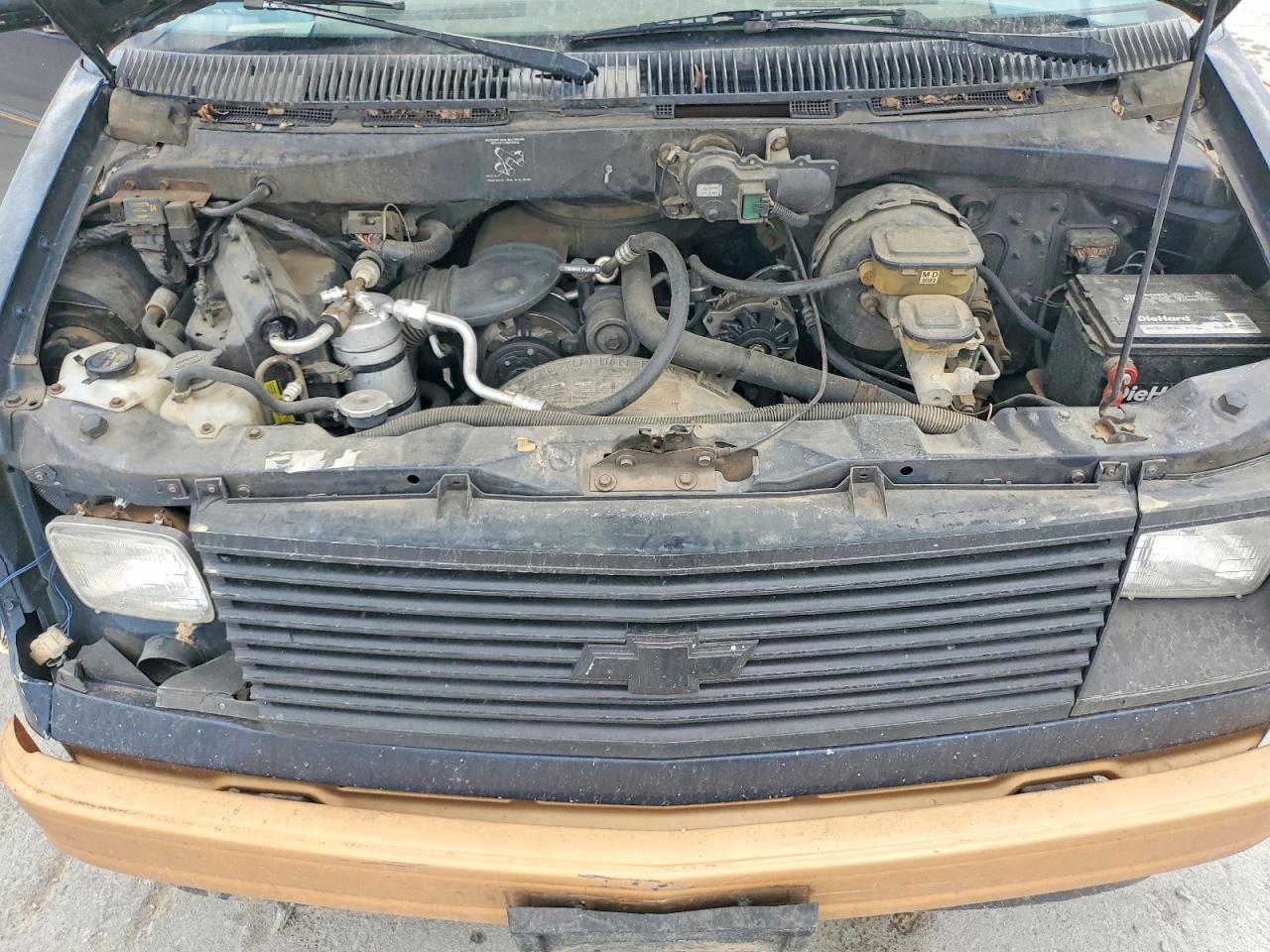 1987 Chevrolet Astro Blue vin: 1GNDM15Z2HB186277