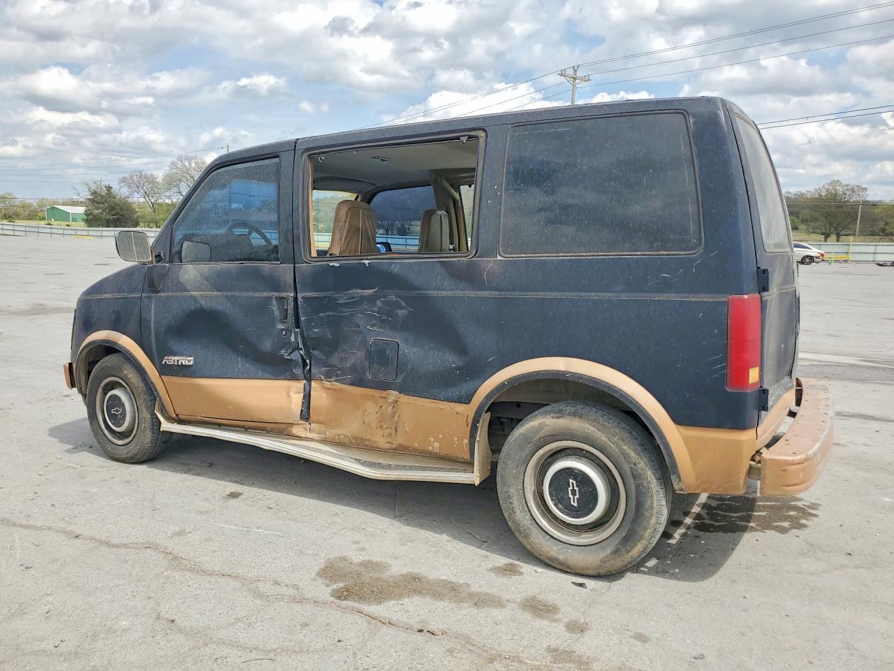 1987 Chevrolet Astro Blue vin: 1GNDM15Z2HB186277