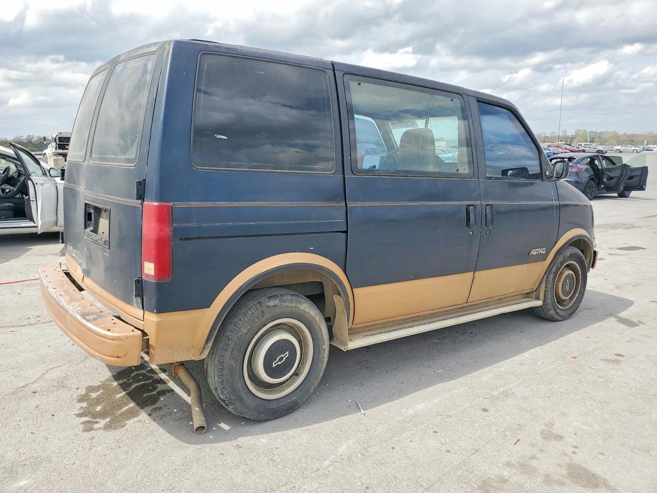 1987 Chevrolet Astro Blue vin: 1GNDM15Z2HB186277
