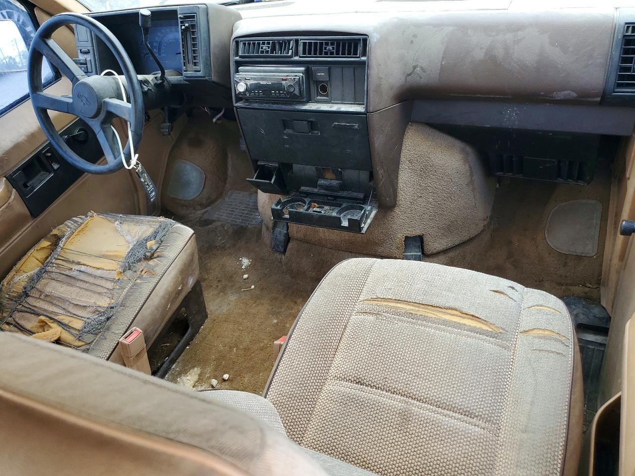 1987 Chevrolet Astro Blue vin: 1GNDM15Z2HB186277