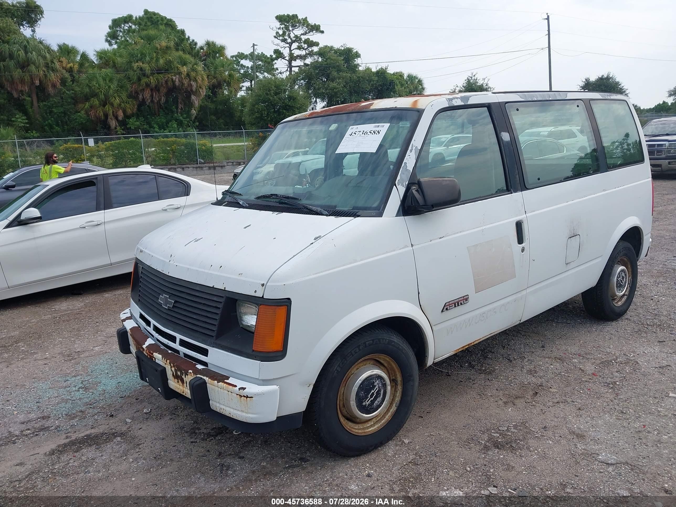 1994 Chevrolet Astro   Белый vin: 1GNDM15Z4RB224738