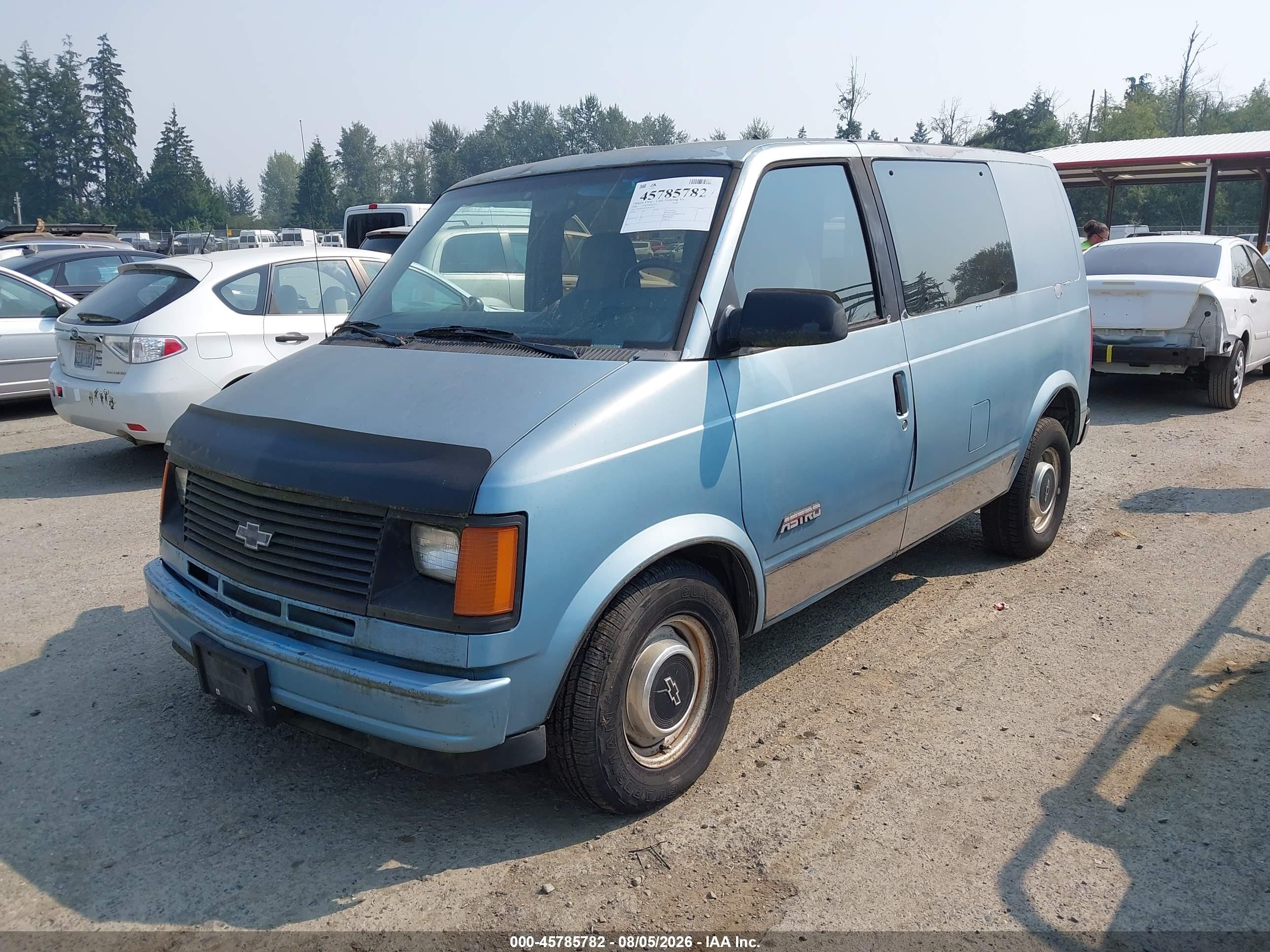 1990 Chevrolet Astro   Light Blue vin: 1GNDM15ZXLB148319