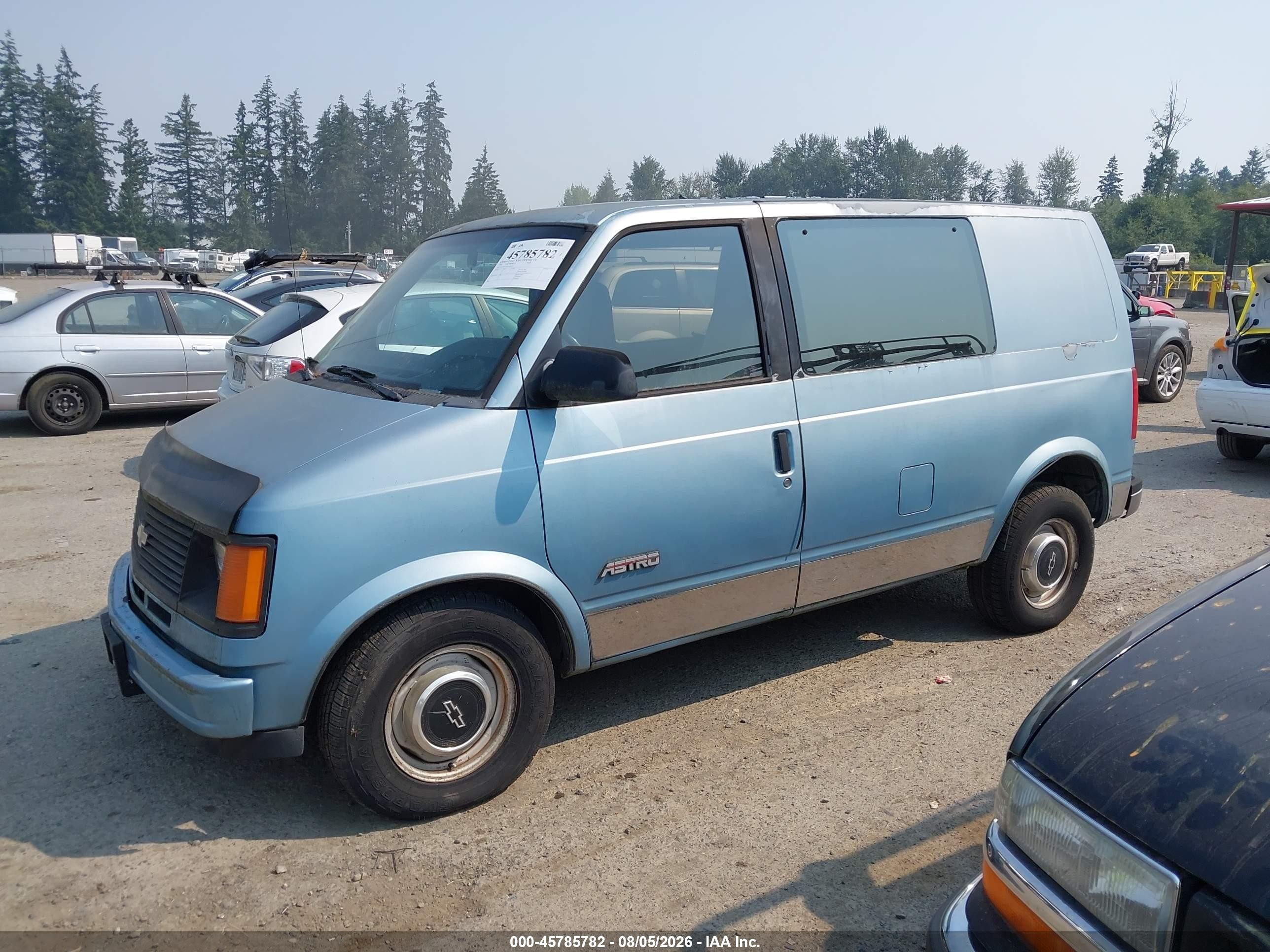 1990 Chevrolet Astro   Light Blue vin: 1GNDM15ZXLB148319