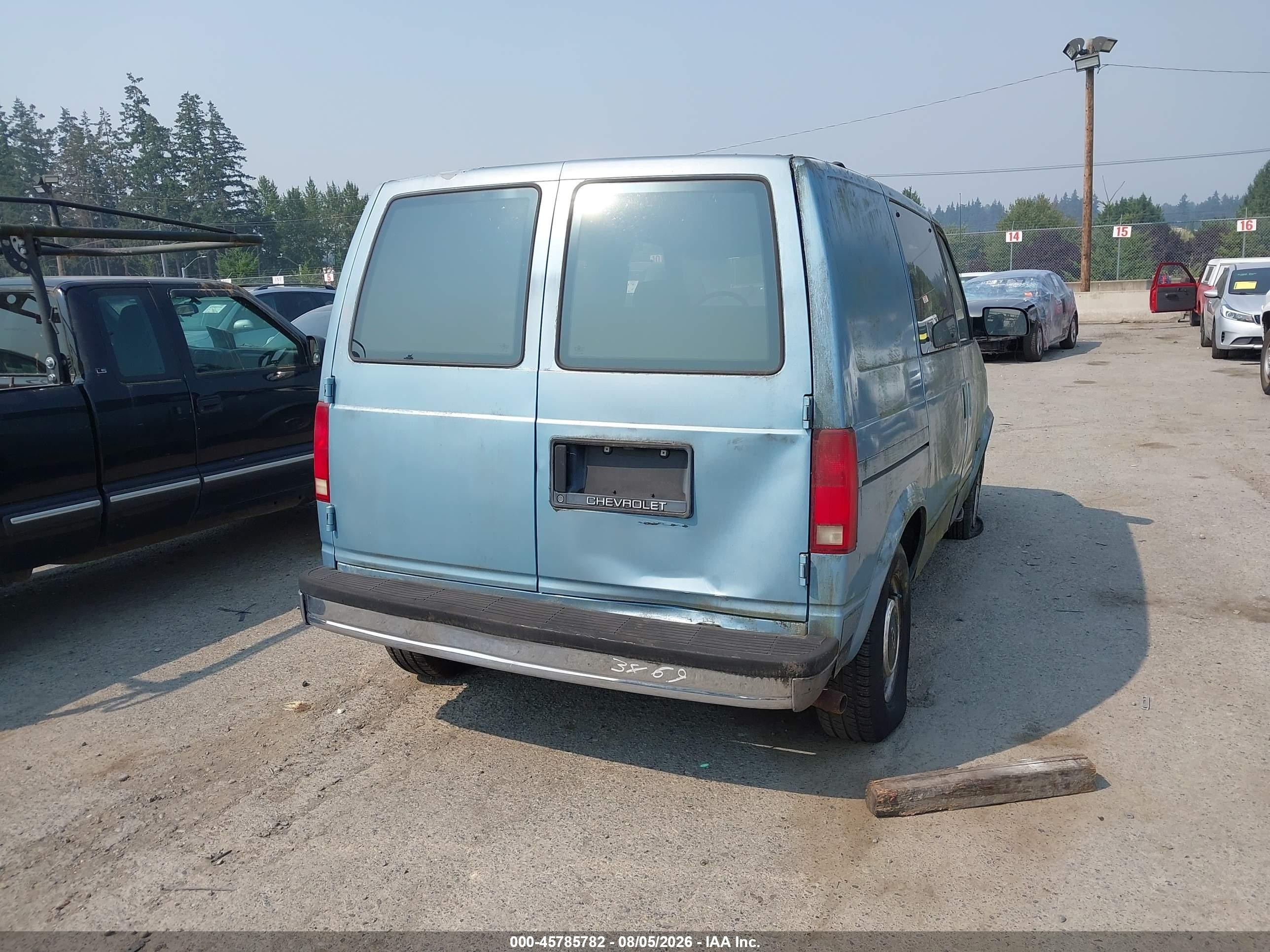 1990 Chevrolet Astro   Light Blue vin: 1GNDM15ZXLB148319