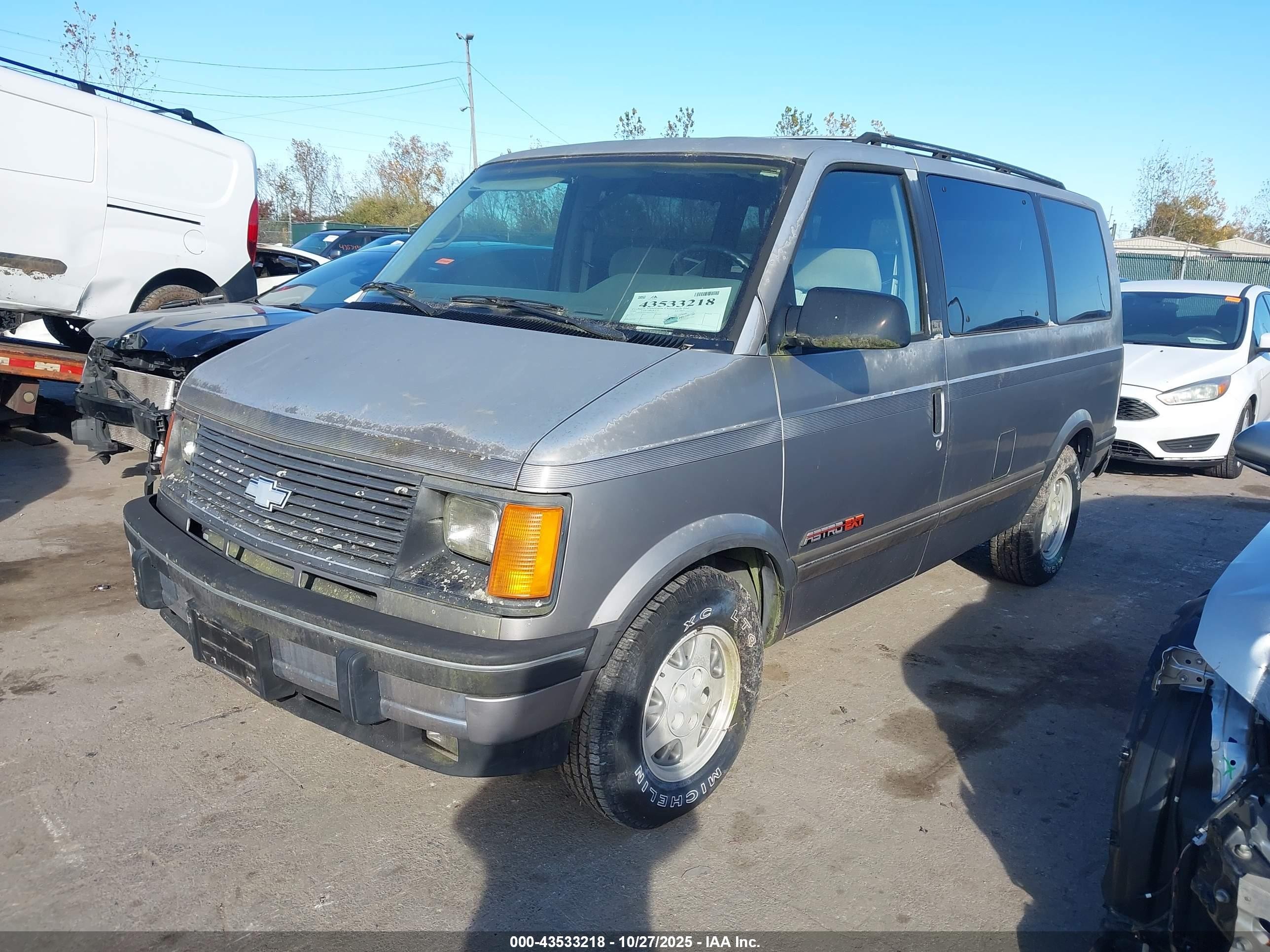 1994 Chevrolet Astro   Gray vin: 1GNDM19W0RB148175