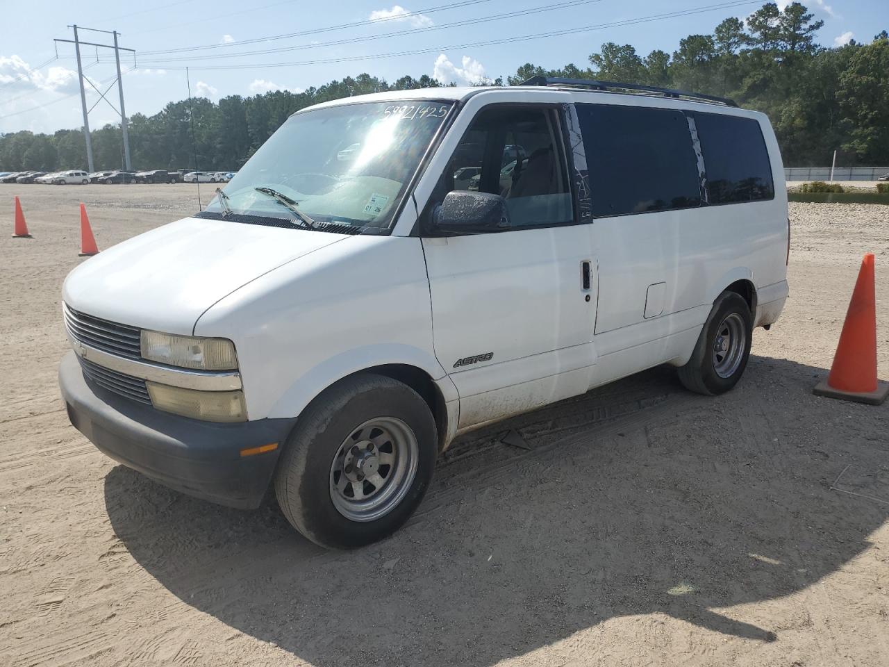 1999 Chevrolet Astro White vin: 1GNDM19W0XB194358