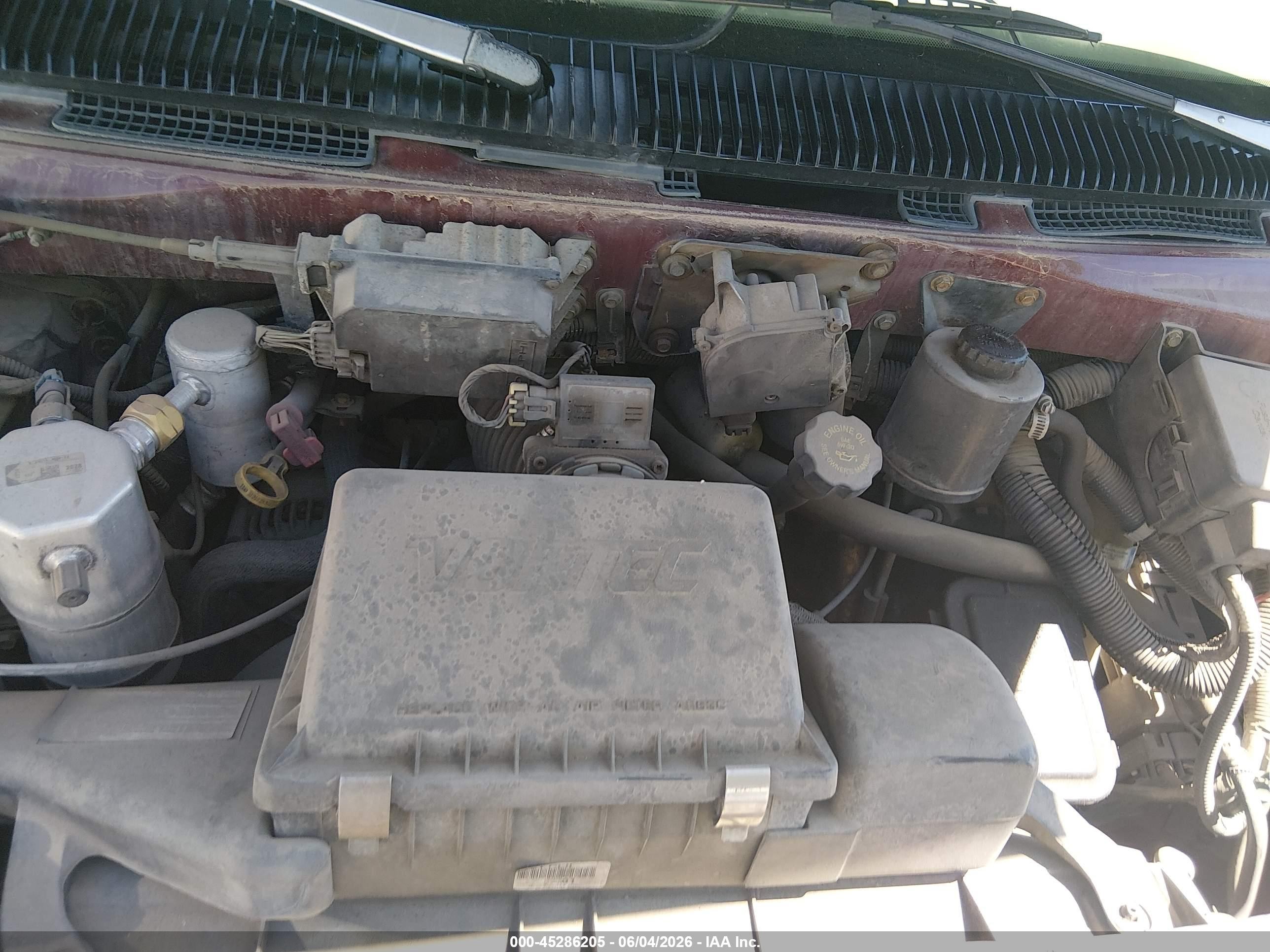 2001 Chevrolet Astro Ls Red vin: 1GNDM19W11B131132