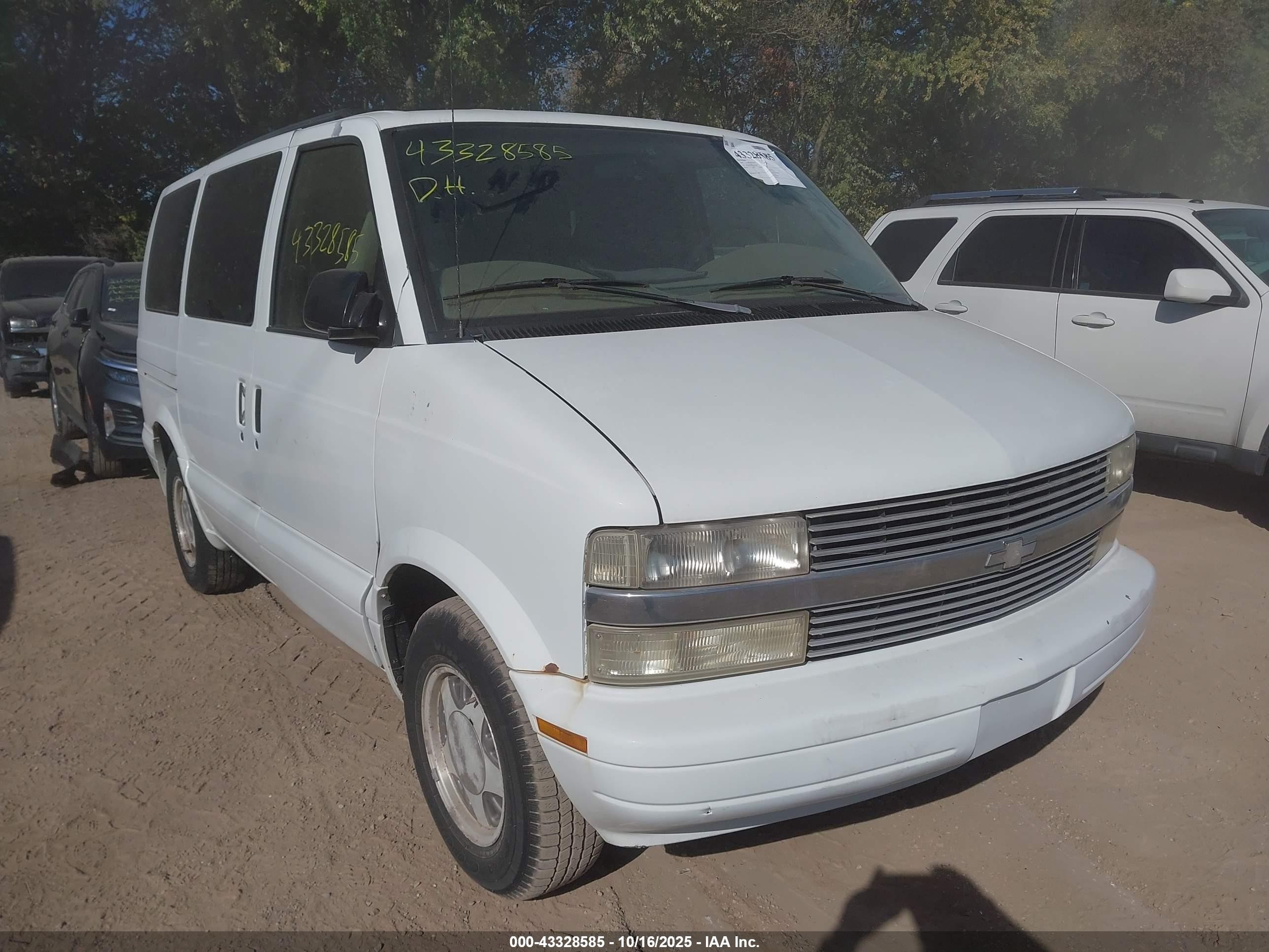 1997 Chevrolet Astro Ls Cmi White vin: 1GNDM19W1VB134098