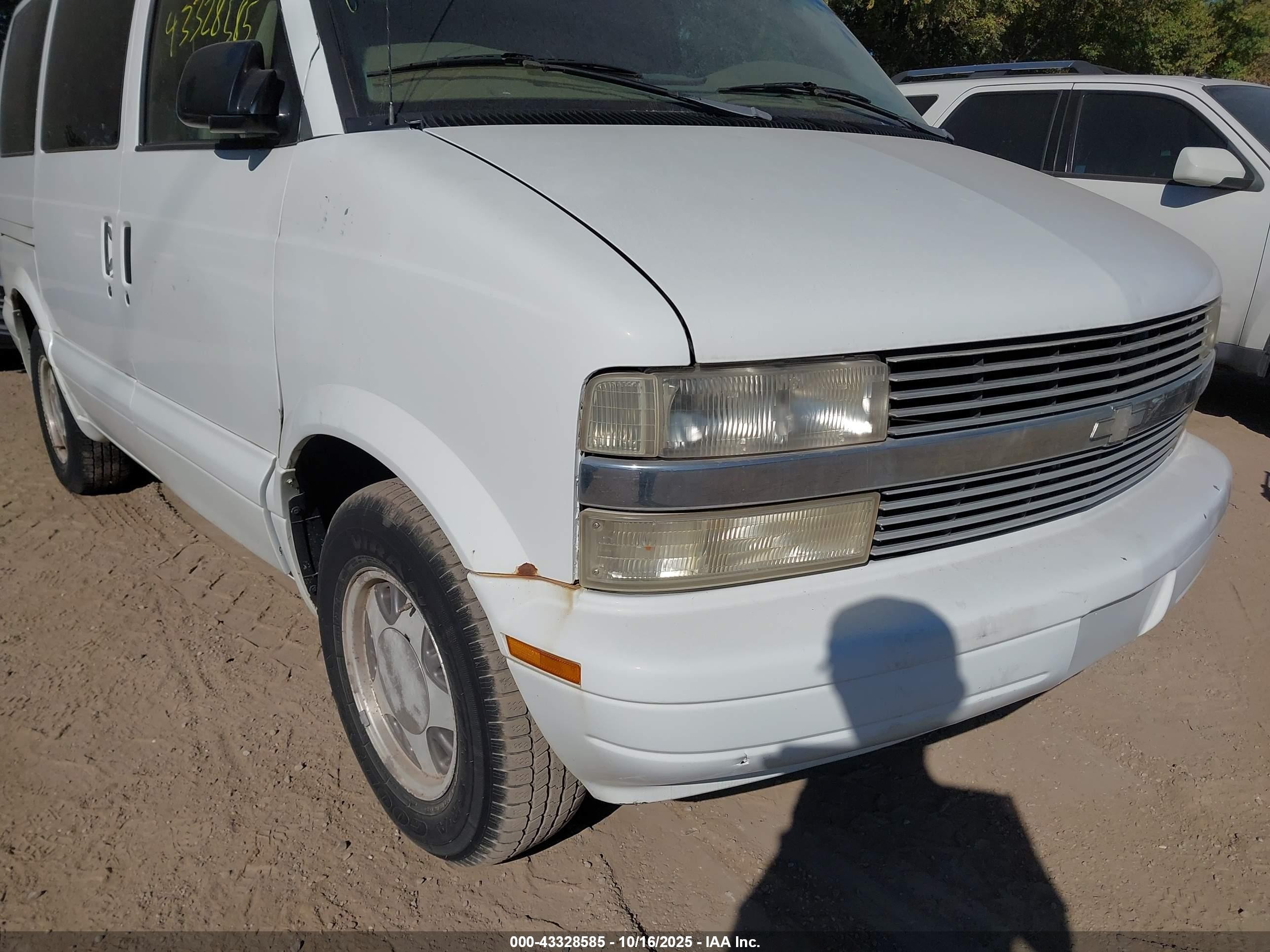 1997 Chevrolet Astro Ls Cmi White vin: 1GNDM19W1VB134098