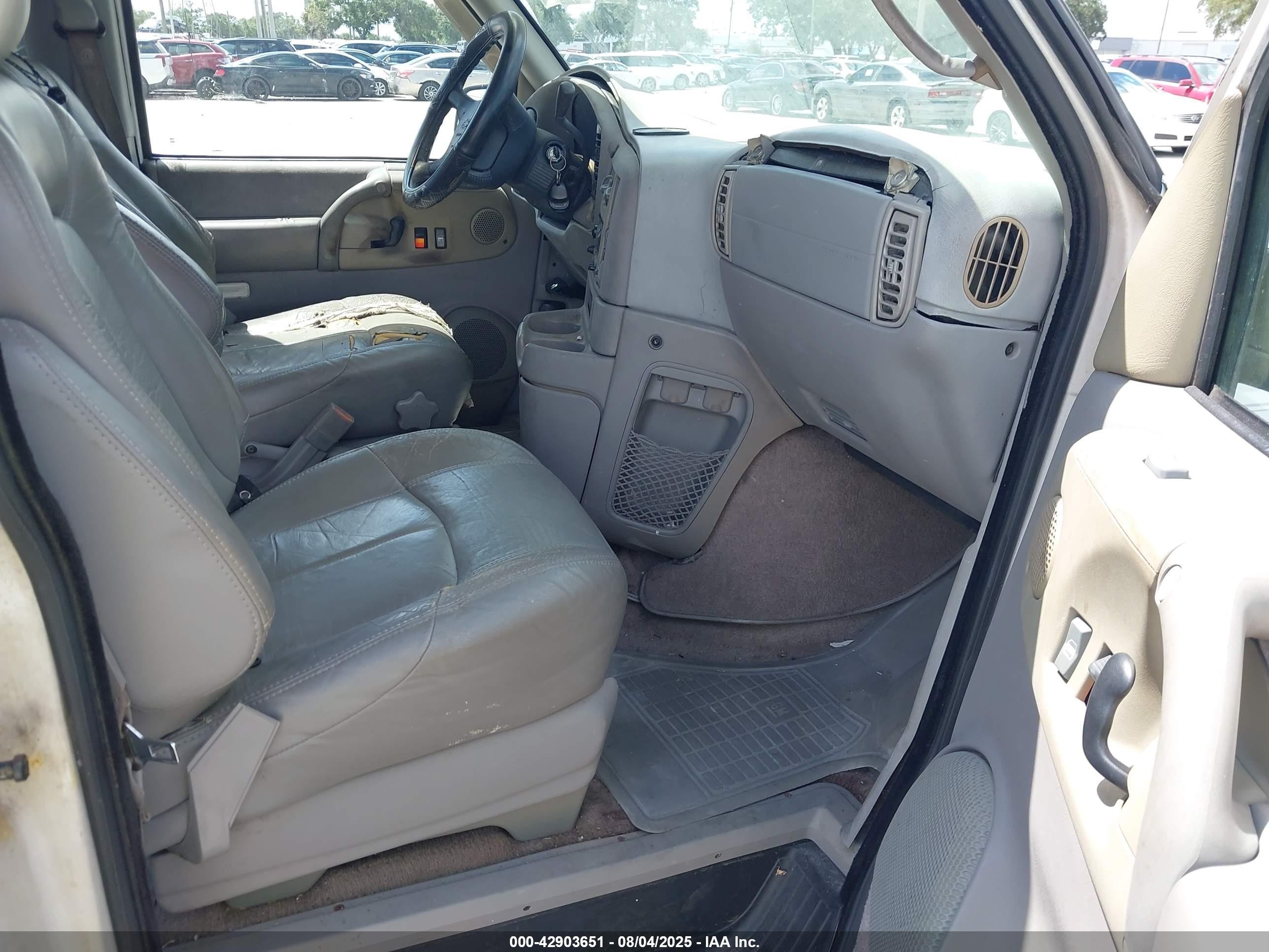 1997 Chevrolet Astro   White vin: 1GNDM19W1VB158532