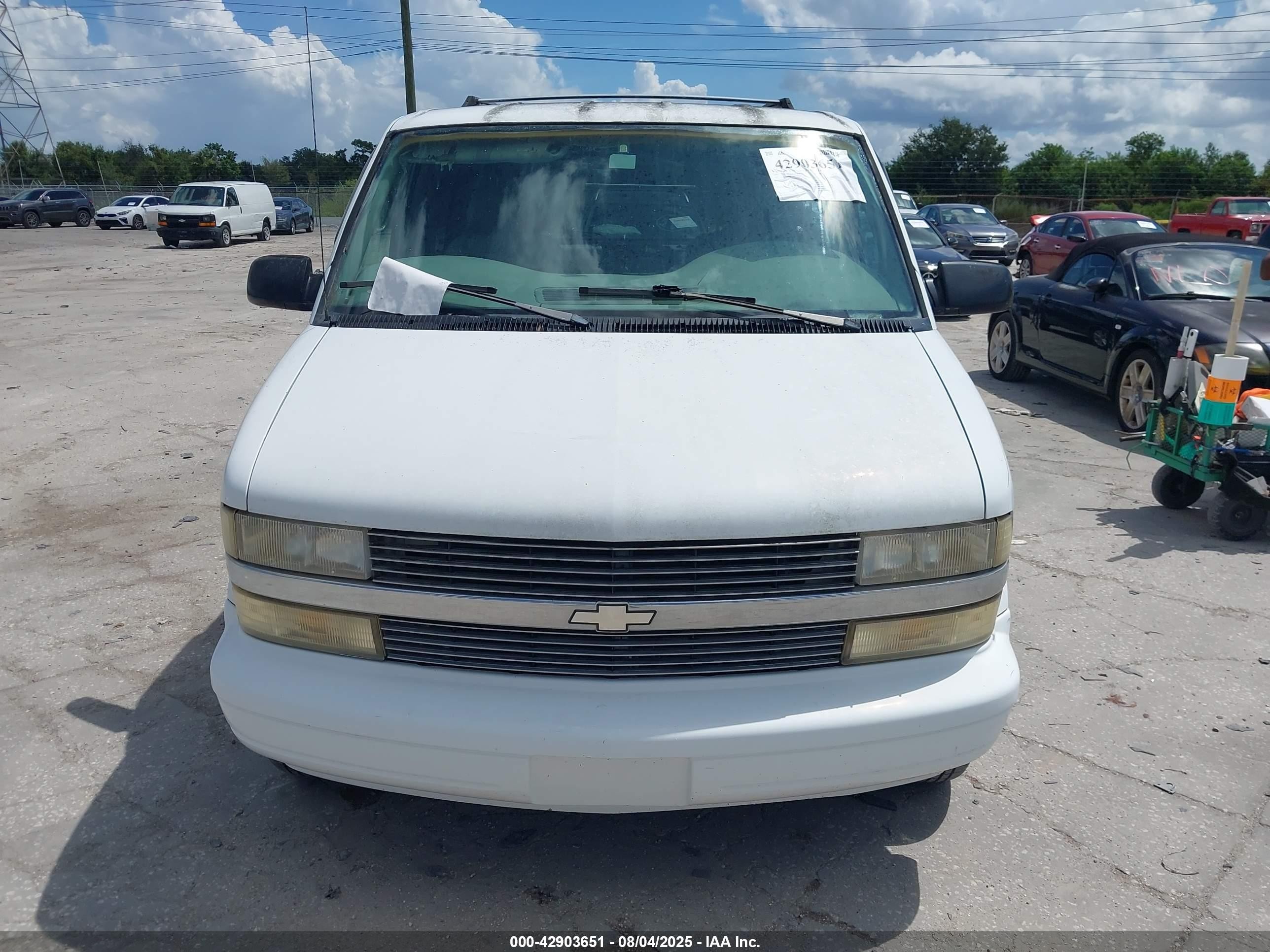 1997 Chevrolet Astro   White vin: 1GNDM19W1VB158532