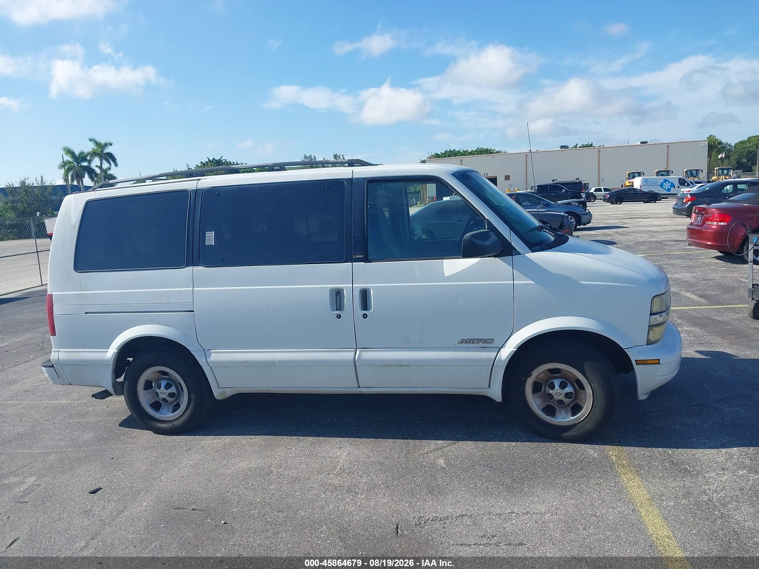 2001 Chevrolet Astro Ls Белый vin: 1GNDM19W21B121483