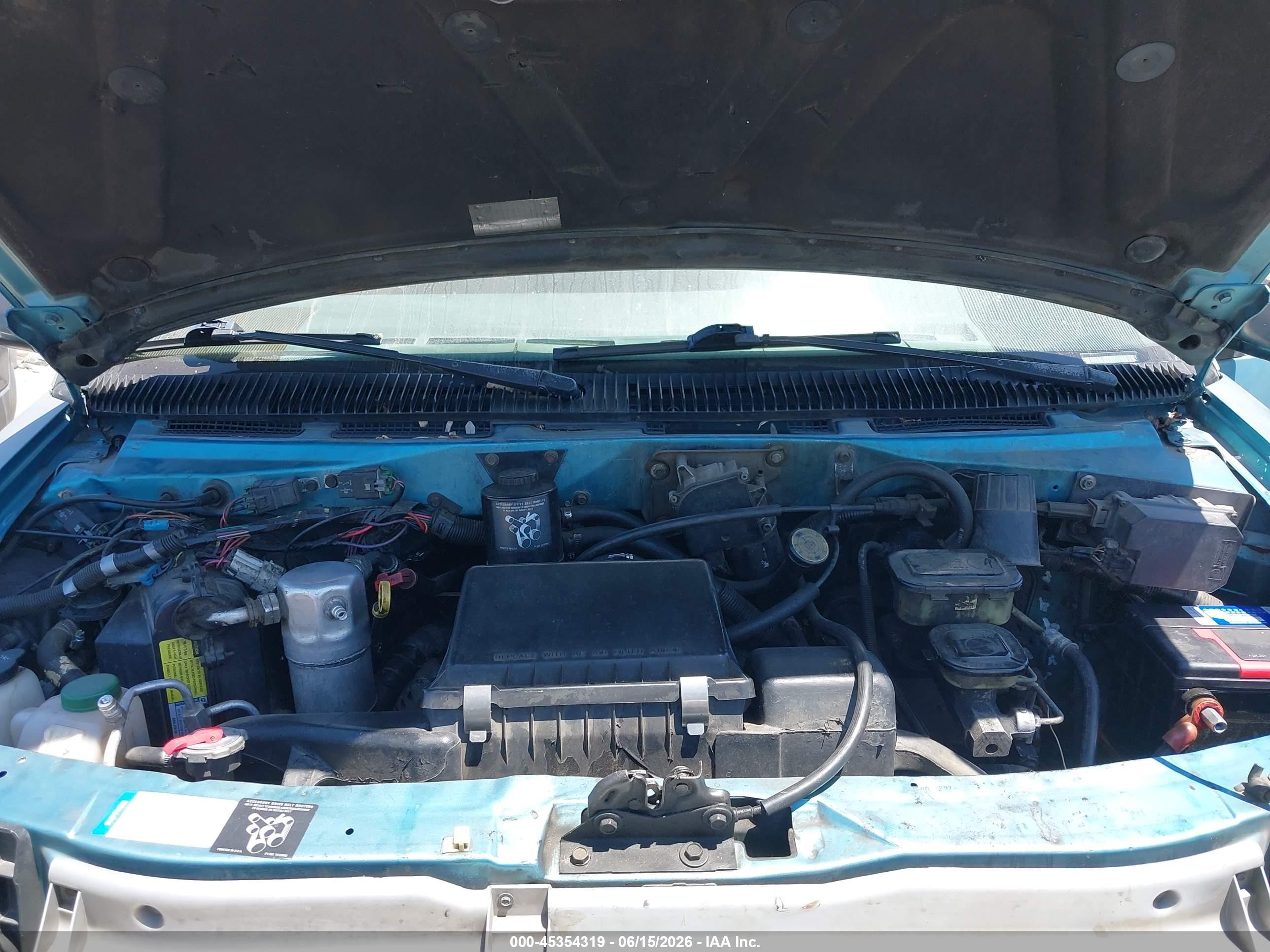 1995 Chevrolet Astro   Light Blue vin: 1GNDM19W2SB262605