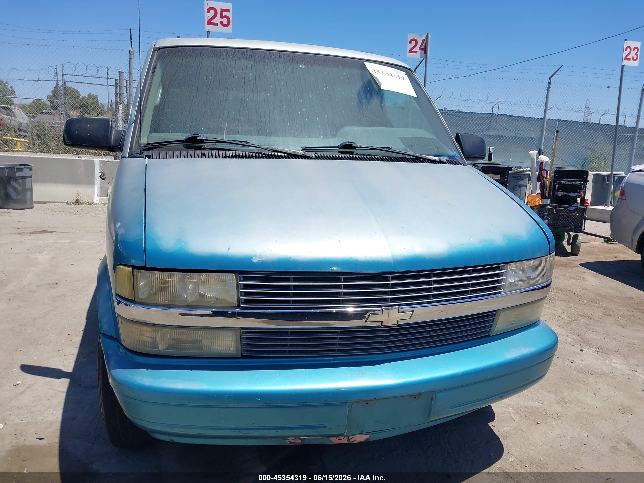 1995 Chevrolet Astro   Light Blue vin: 1GNDM19W2SB262605