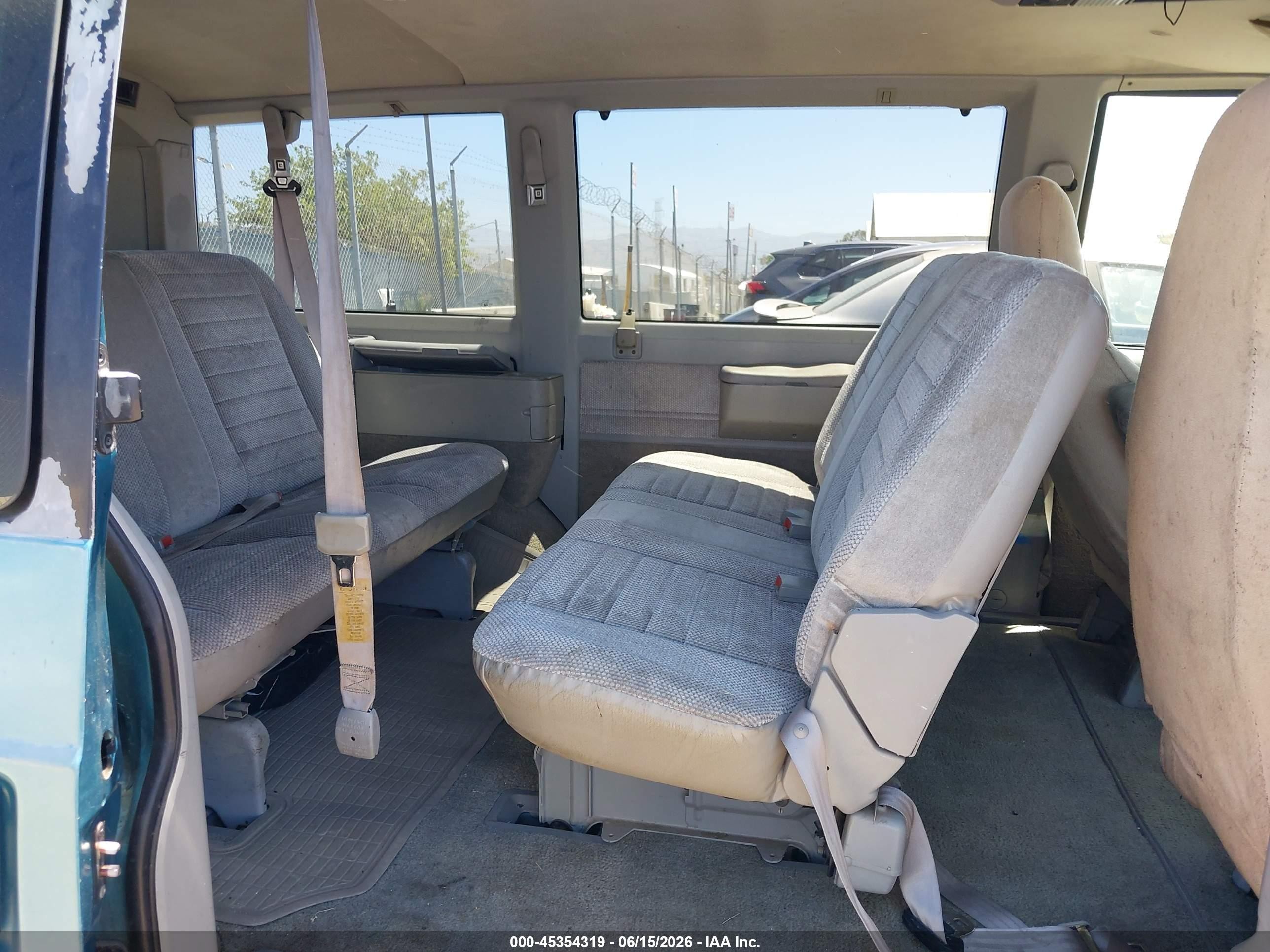 1995 Chevrolet Astro   Light Blue vin: 1GNDM19W2SB262605