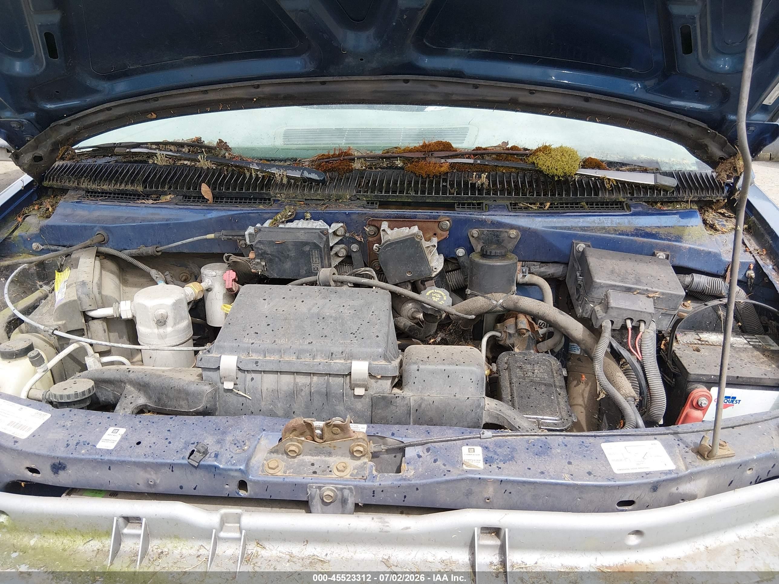 1997 Chevrolet Astro Passenger Ls Cmi Blue vin: 1GNDM19W2VB199607