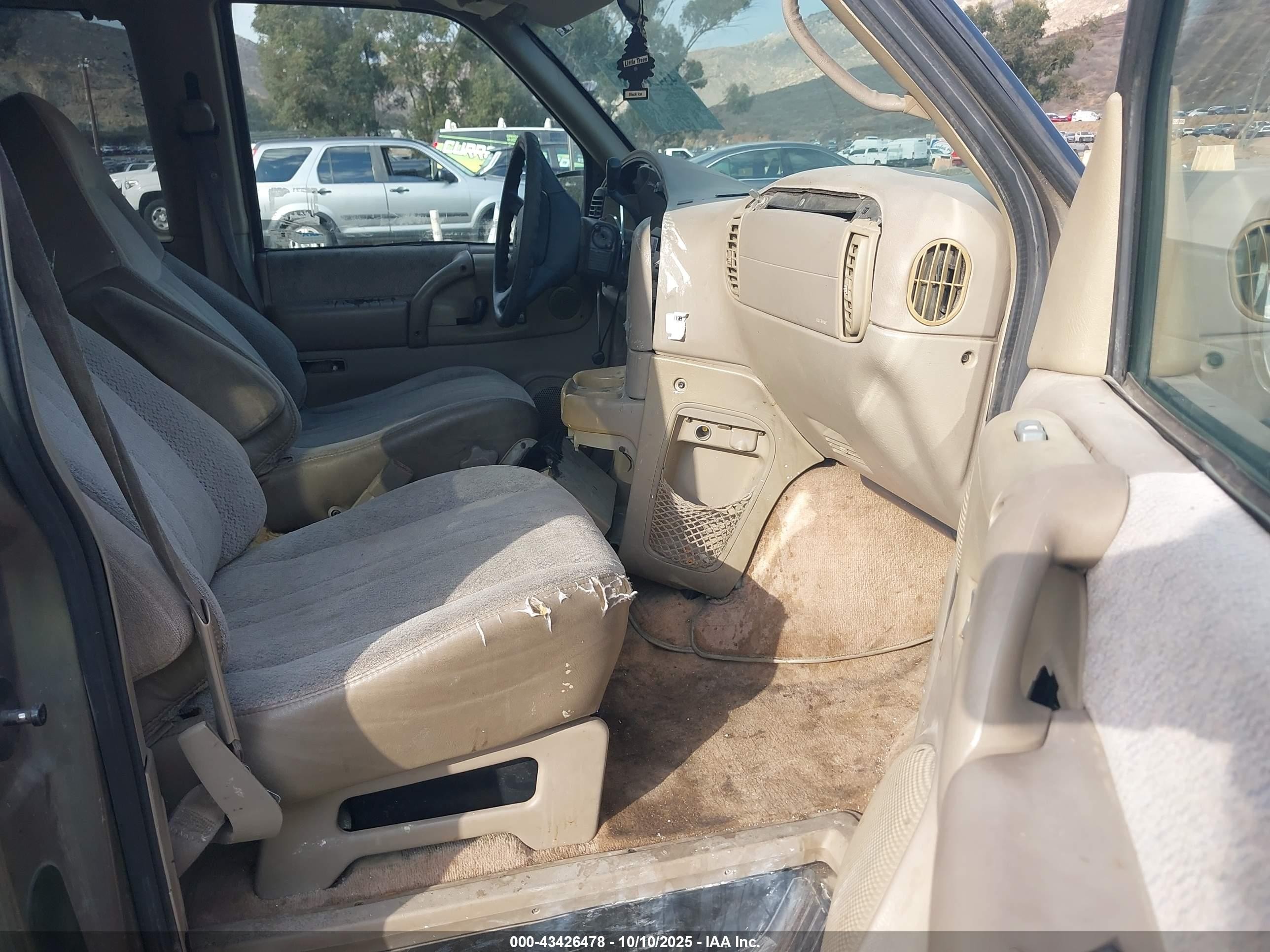 1999 Chevrolet Astro   Gray vin: 1GNDM19W2XB102859