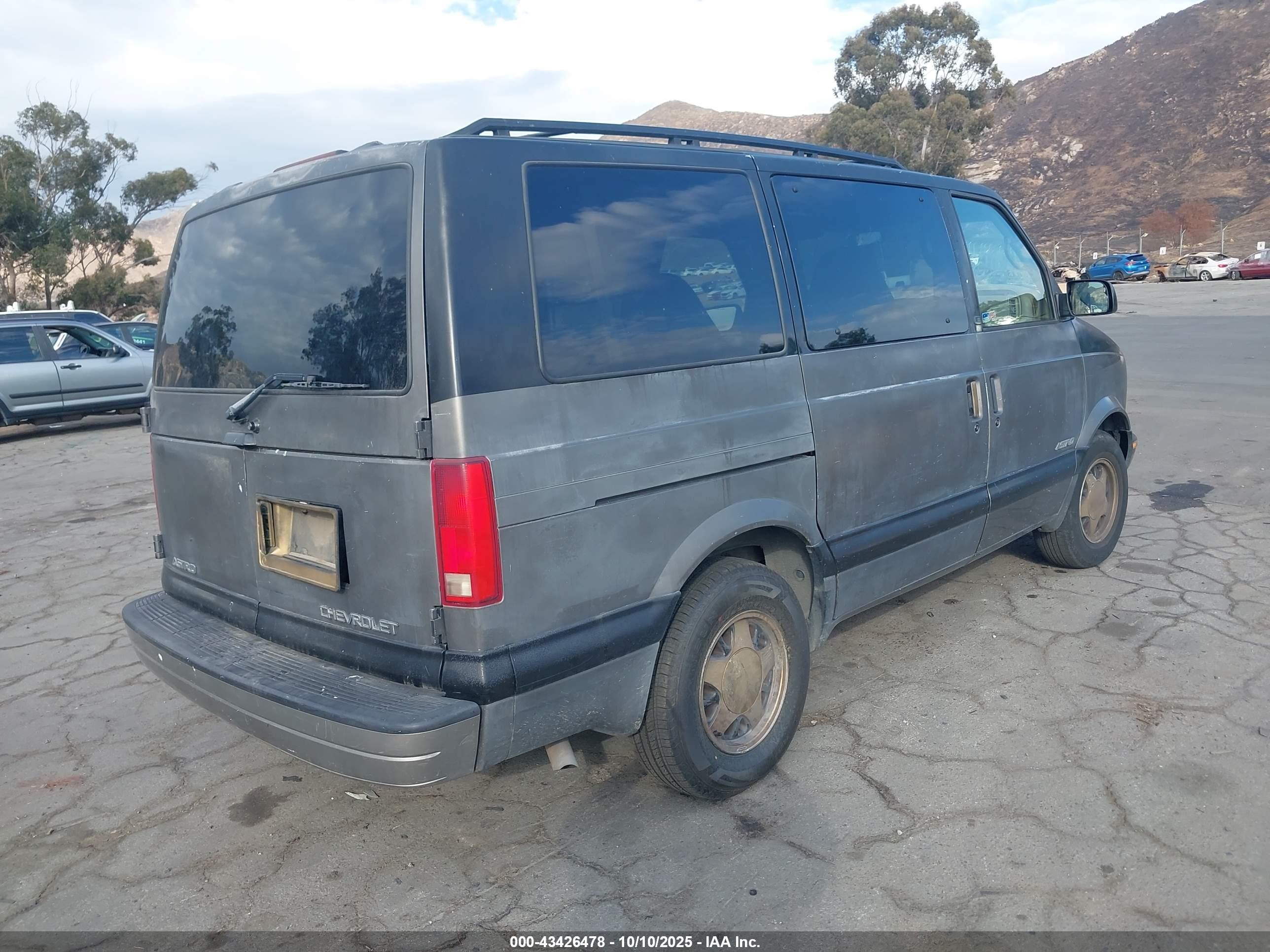 1999 Chevrolet Astro   Gray vin: 1GNDM19W2XB102859