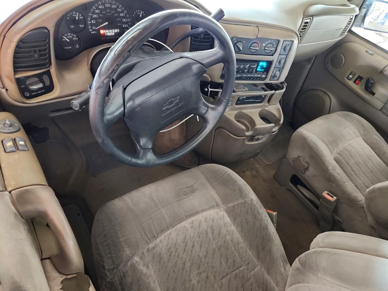 1996 Chevrolet Astro White vin: 1GNDM19W4TB147344
