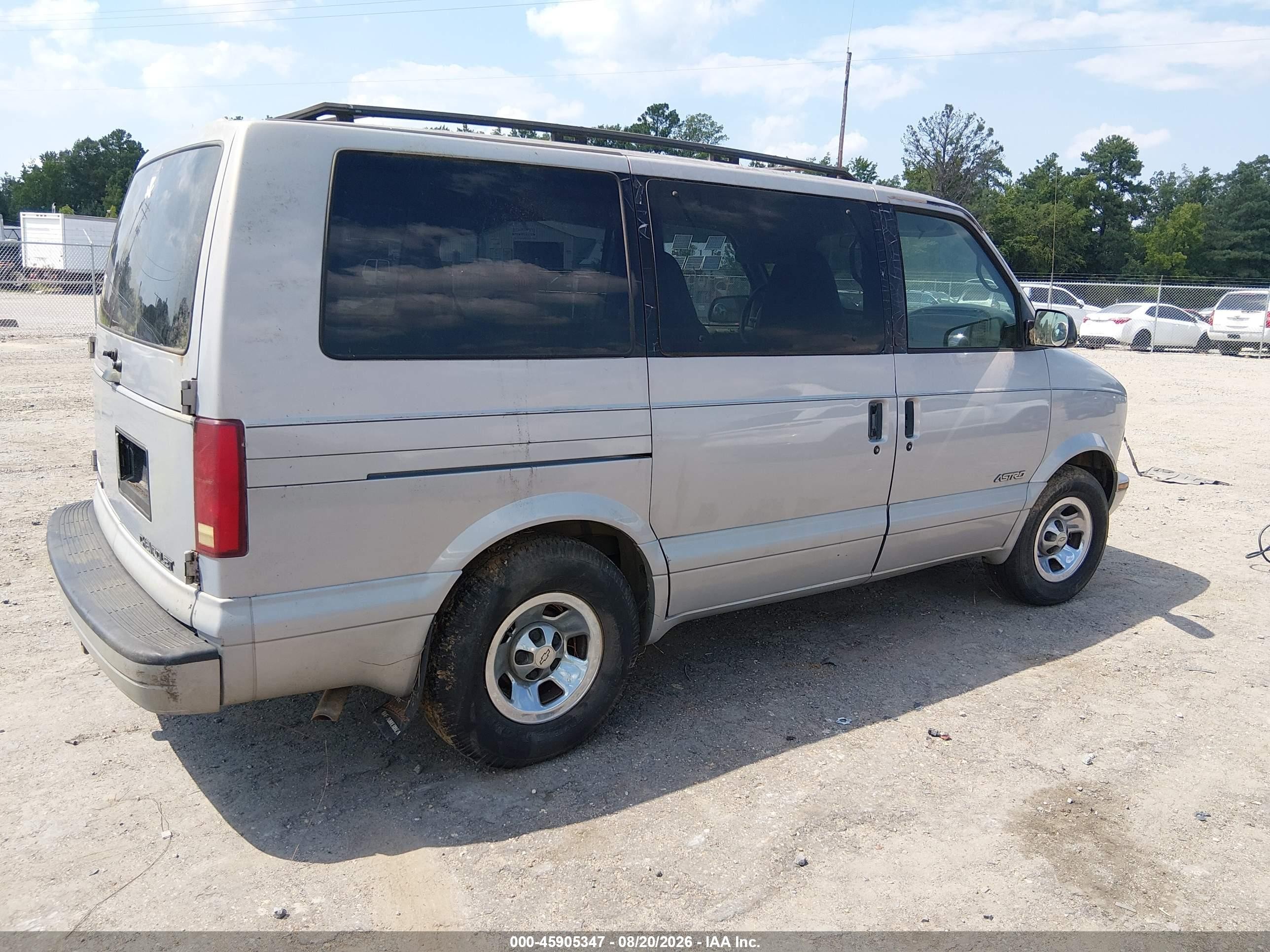 2000 Chevrolet Astro   Gray vin: 1GNDM19W4YB119633