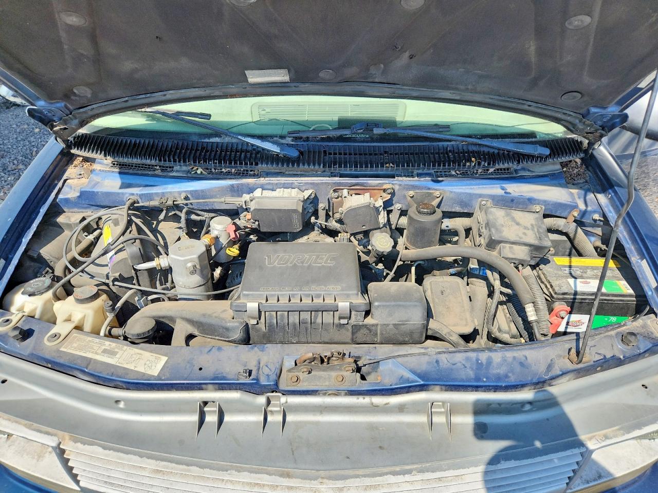 2000 Chevrolet Astro Blue vin: 1GNDM19W4YB178617