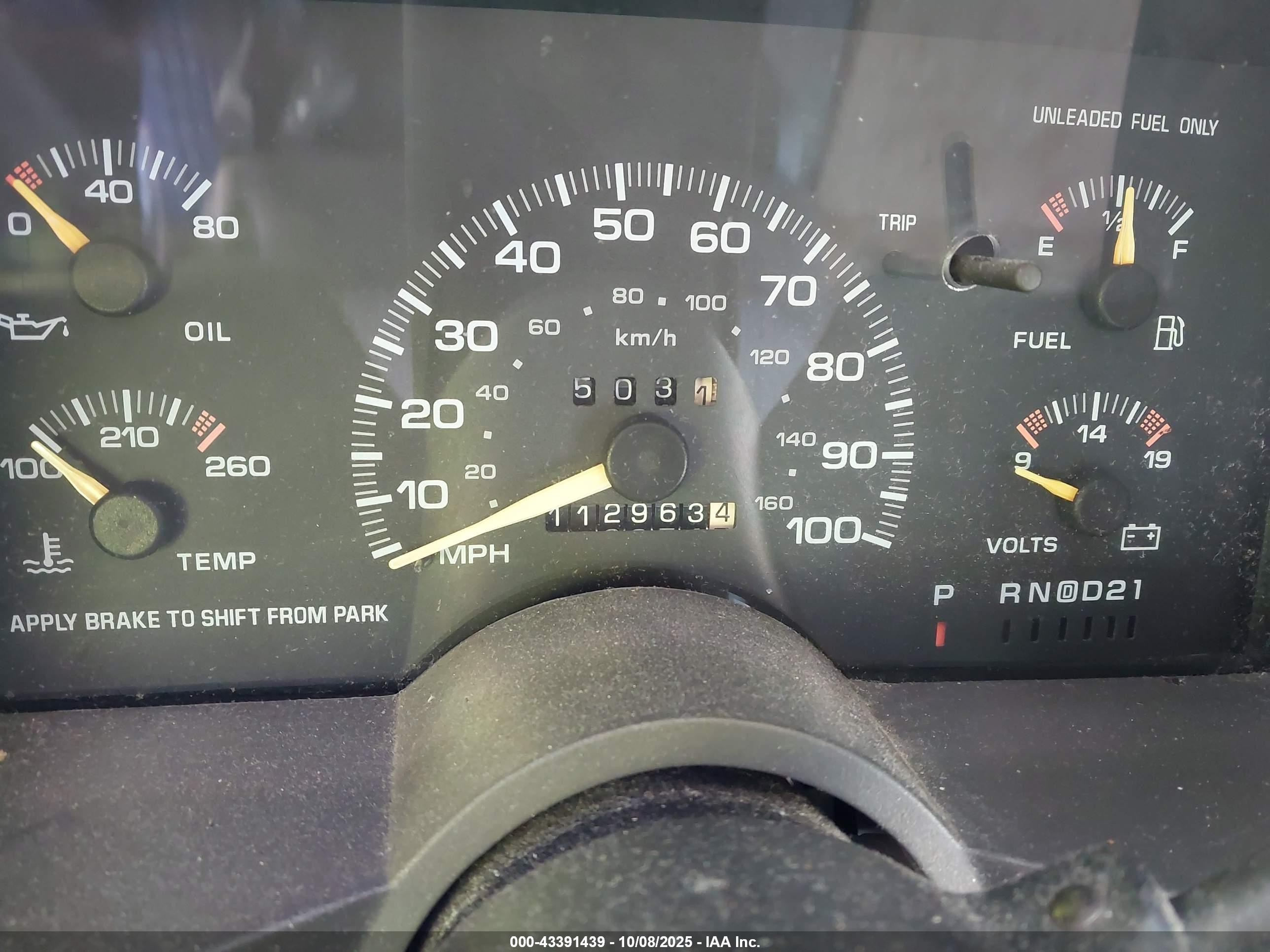 1994 Chevrolet Astro   Green vin: 1GNDM19W5RB209701