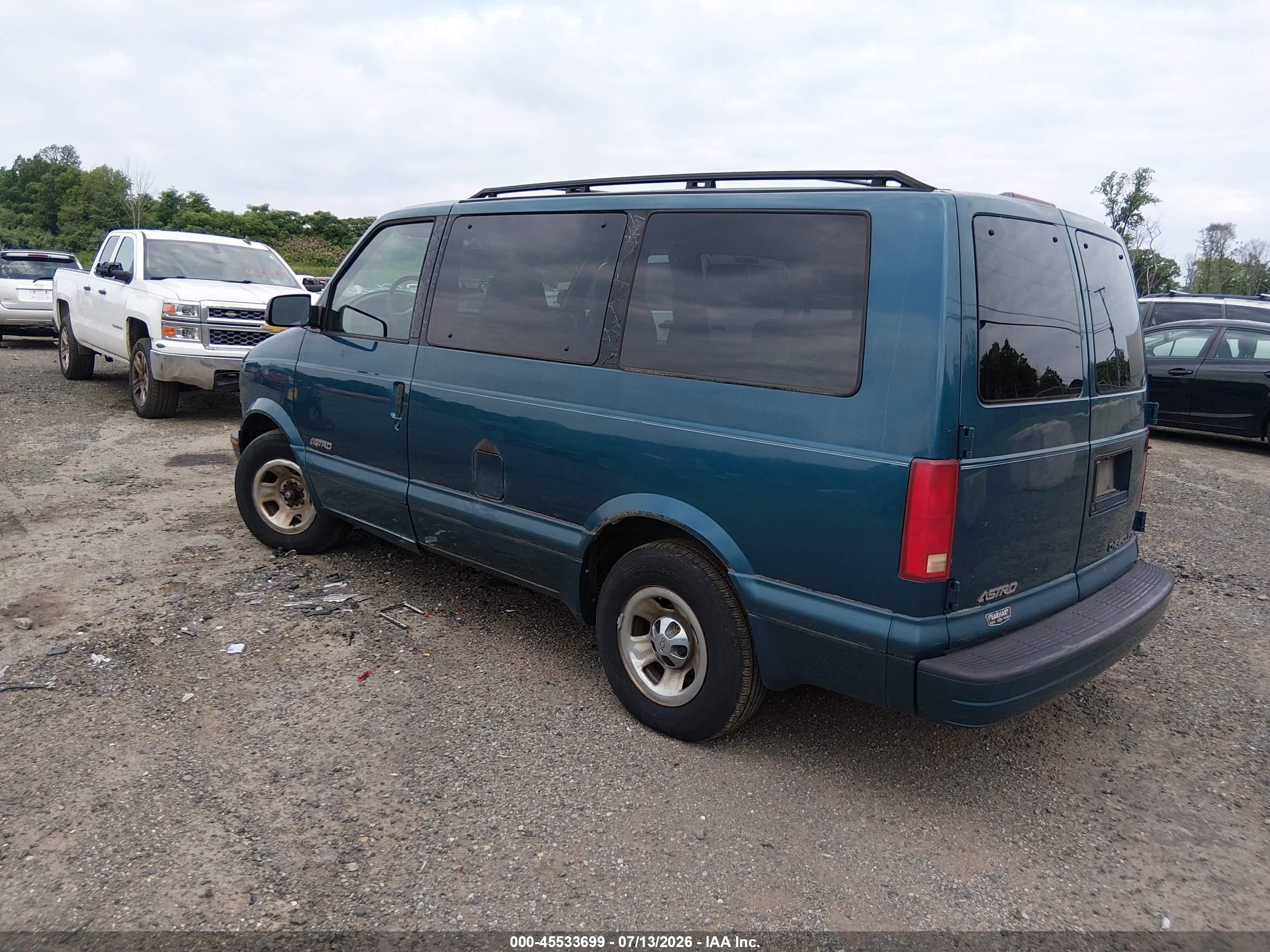 2000 Chevrolet Astro   Blue vin: 1GNDM19W5YB190095