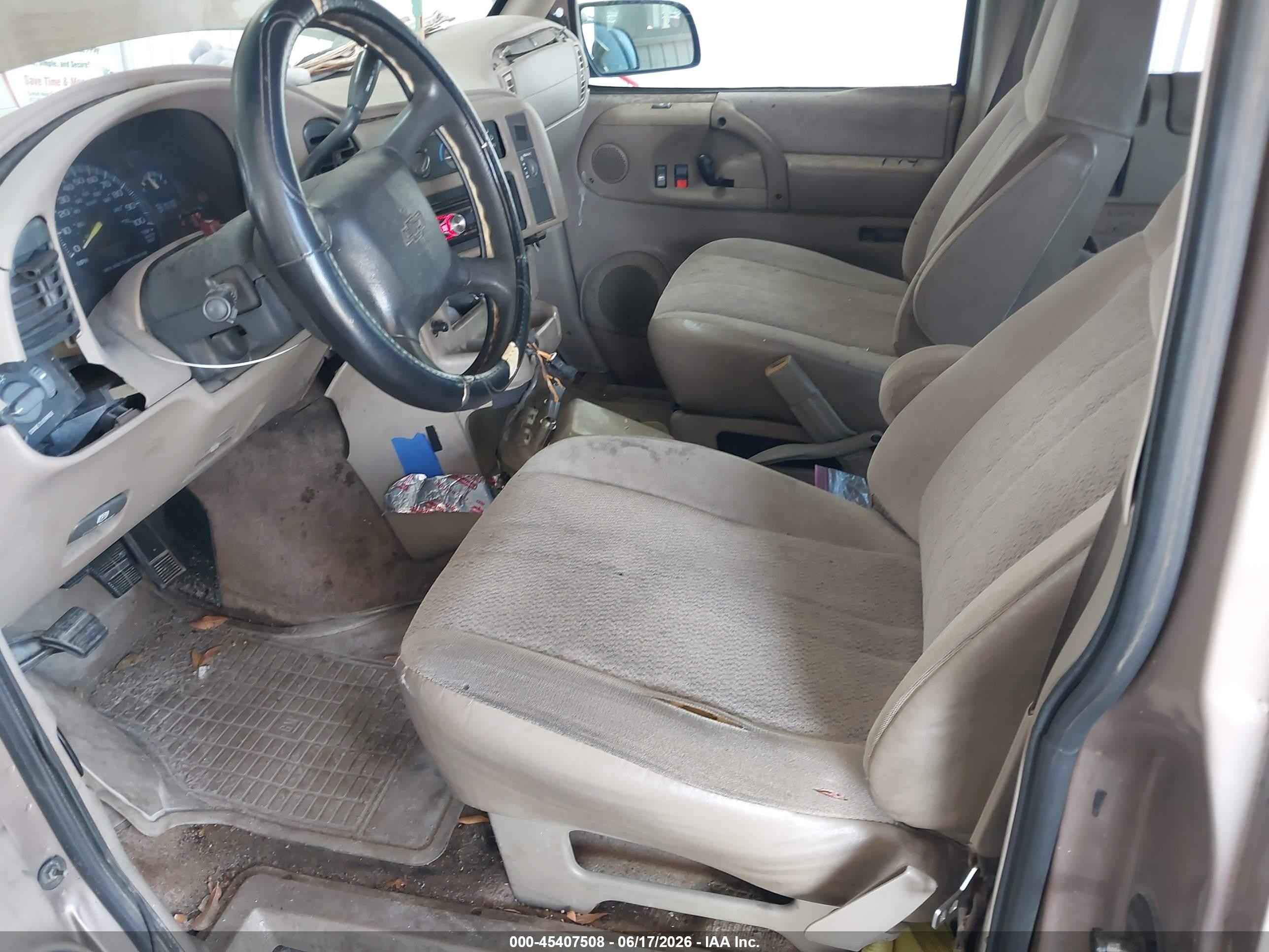 2001 Chevrolet Astro Ls Beige vin: 1GNDM19W71B121883
