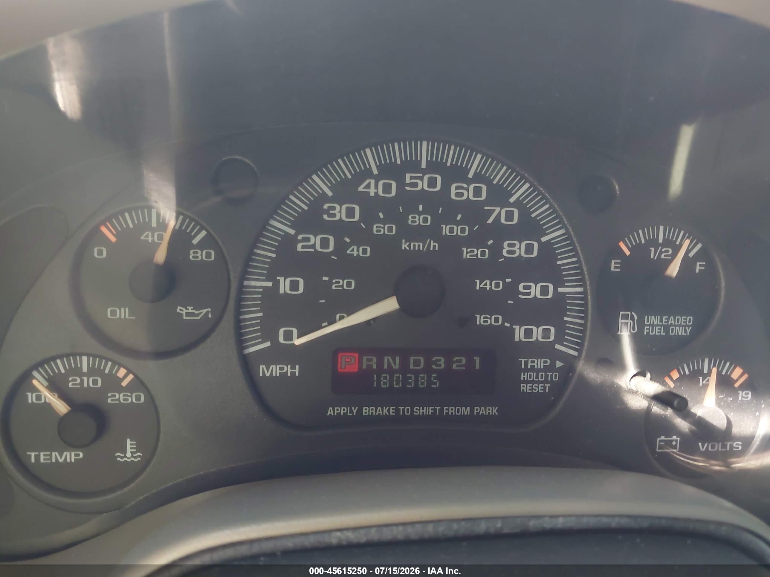 2001 Chevrolet Astro Ls Gold vin: 1GNDM19W81B152320