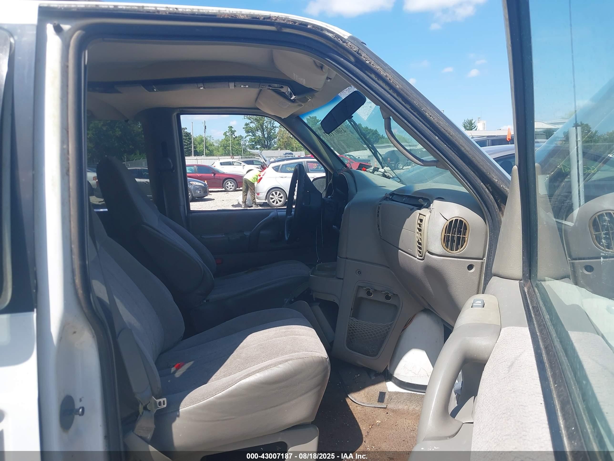 2001 Chevrolet Astro Ls White vin: 1GNDM19W91B109203