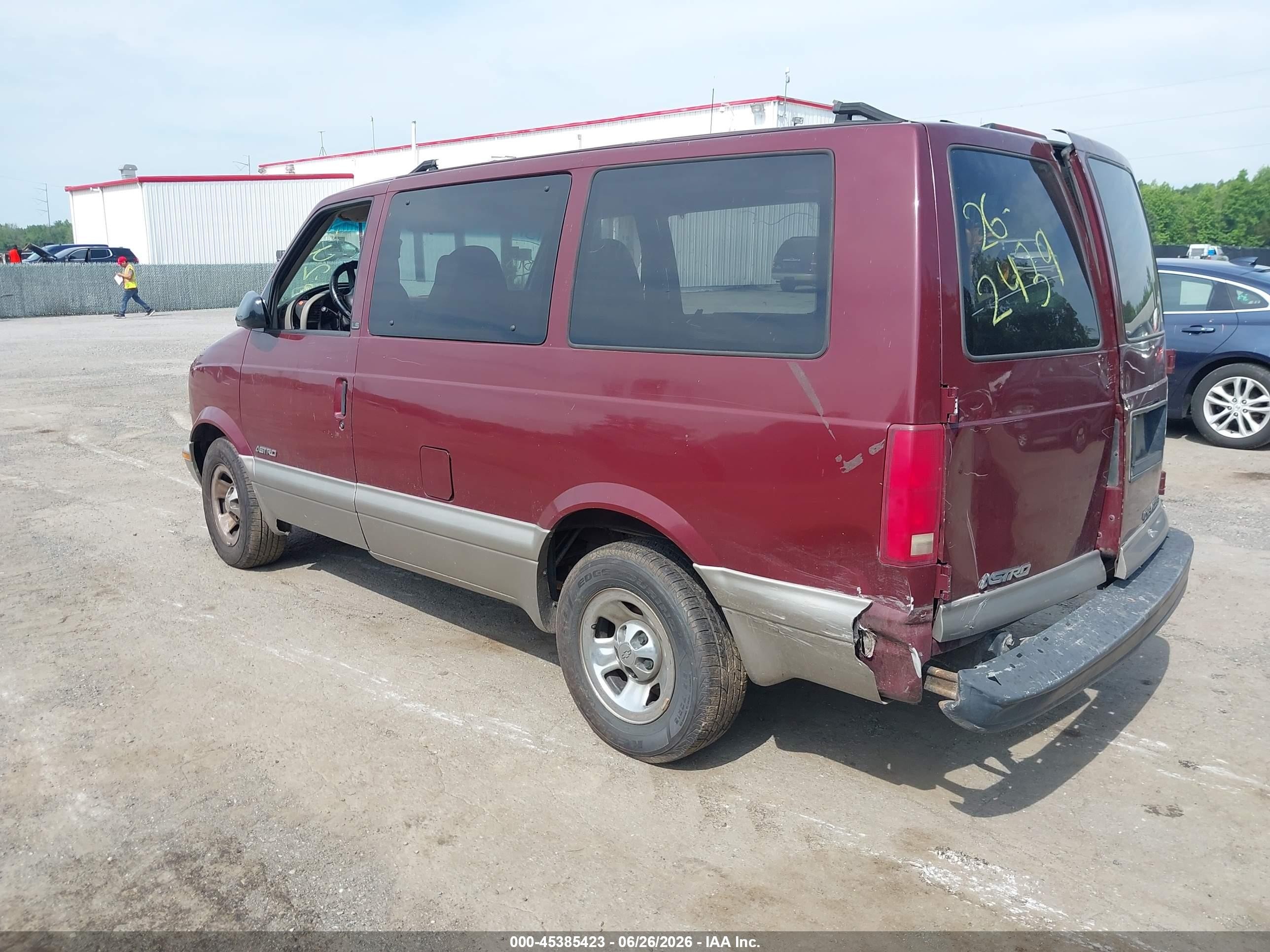 2002 Chevrolet Astro Passenger Ls Purple vin: 1GNDM19X22B105214
