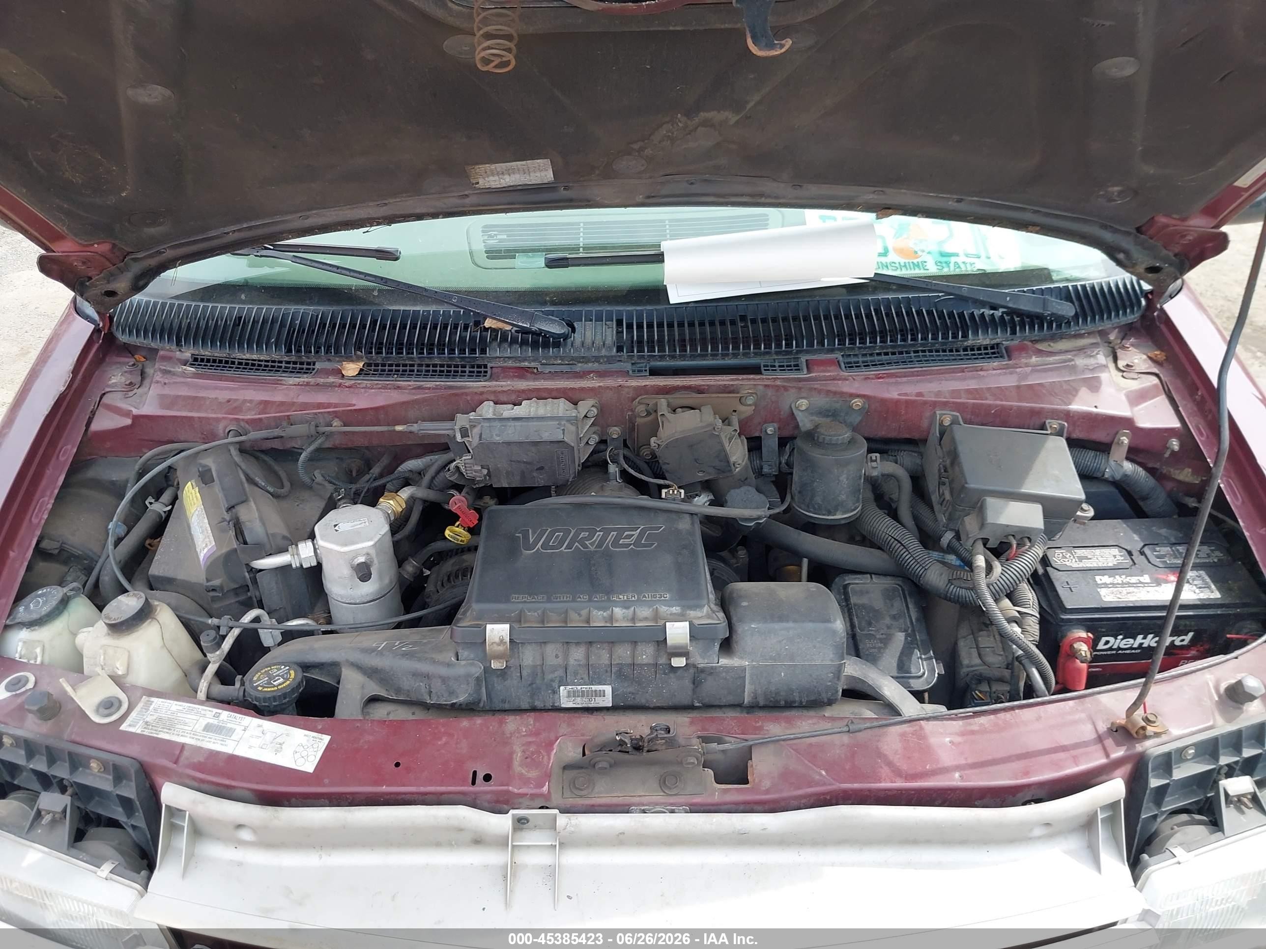 2002 Chevrolet Astro Passenger Ls Purple vin: 1GNDM19X22B105214