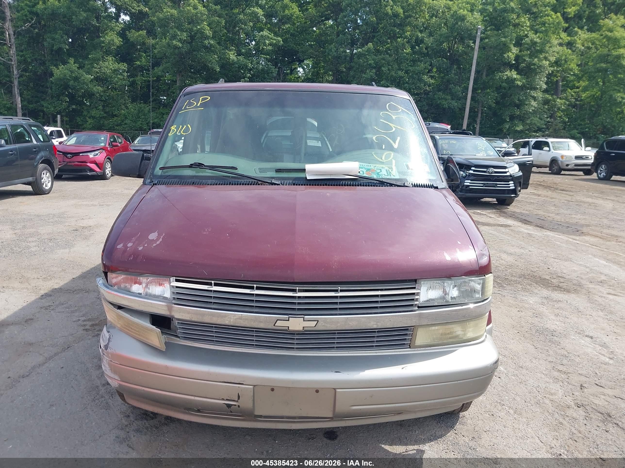 2002 Chevrolet Astro Passenger Ls Purple vin: 1GNDM19X22B105214