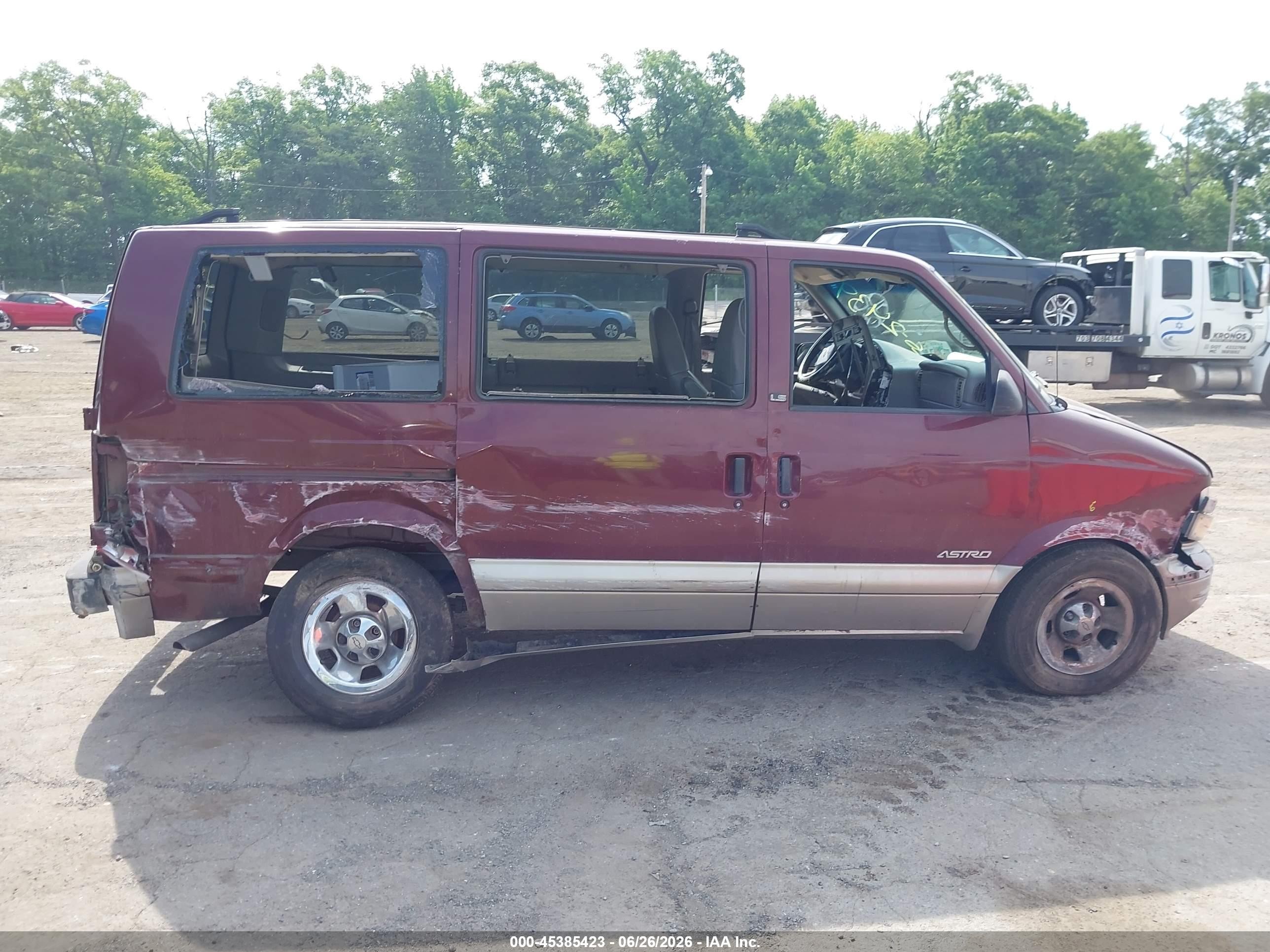 2002 Chevrolet Astro Passenger Ls Purple vin: 1GNDM19X22B105214