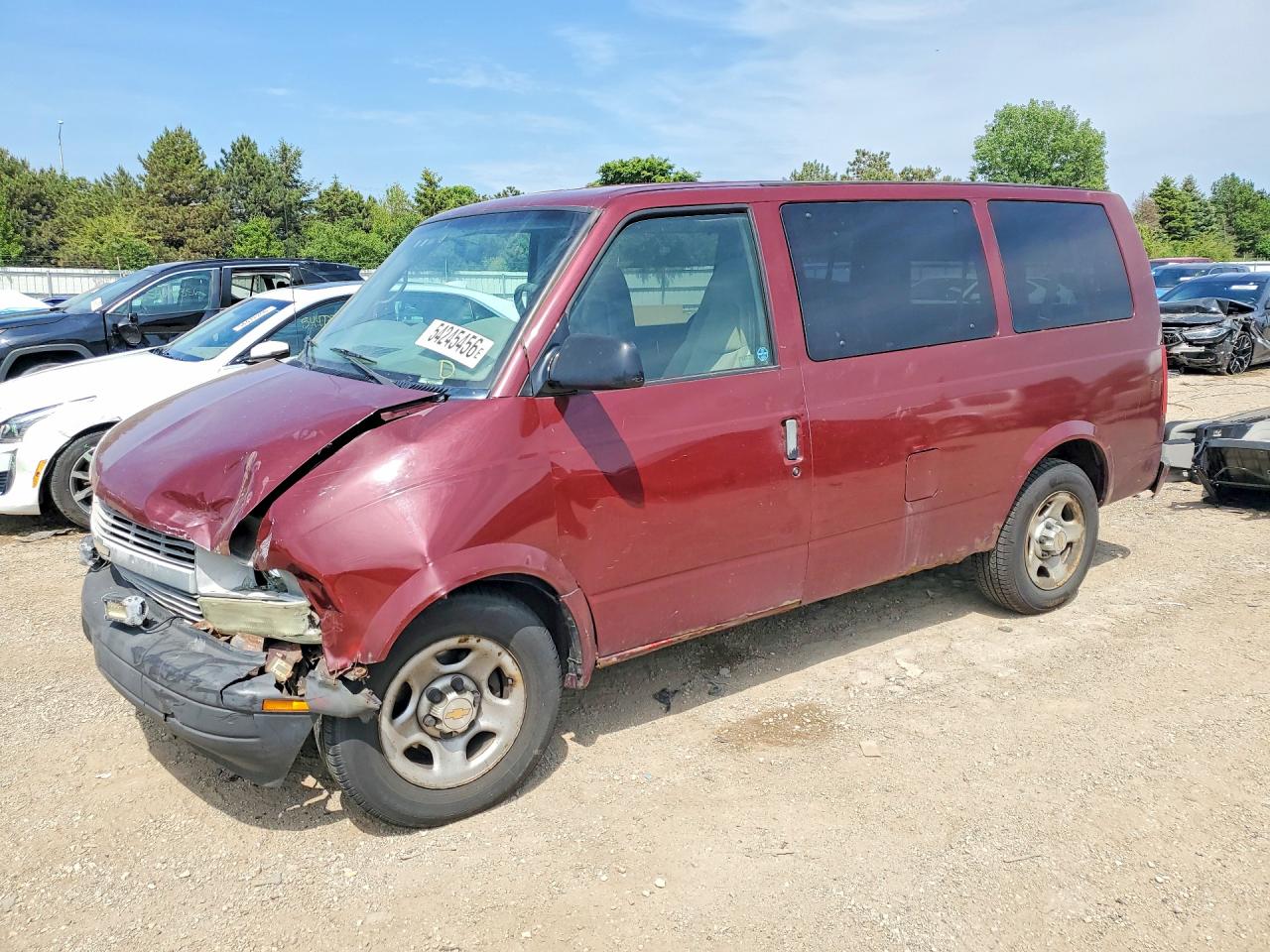 2004 Chevrolet Astro Maroon vin: 1GNDM19X64B111469