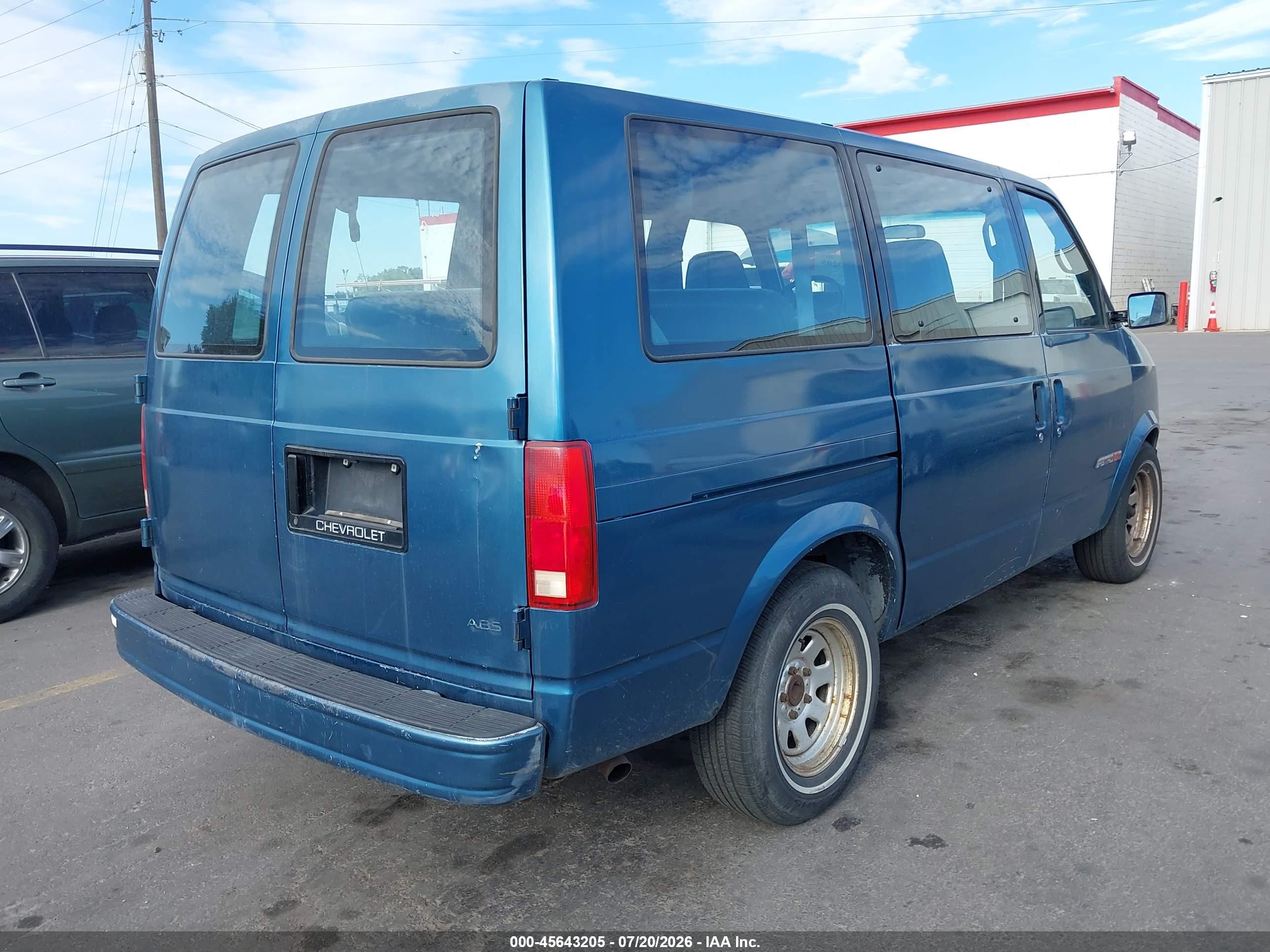 1992 Chevrolet Astro   Blue vin: 1GNDM19Z5NB134857