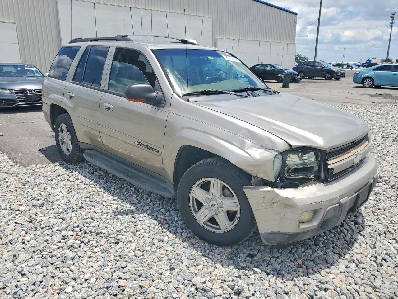 2002 Chevrolet Trailblazer Cream vin: 1GNDS13S022263229