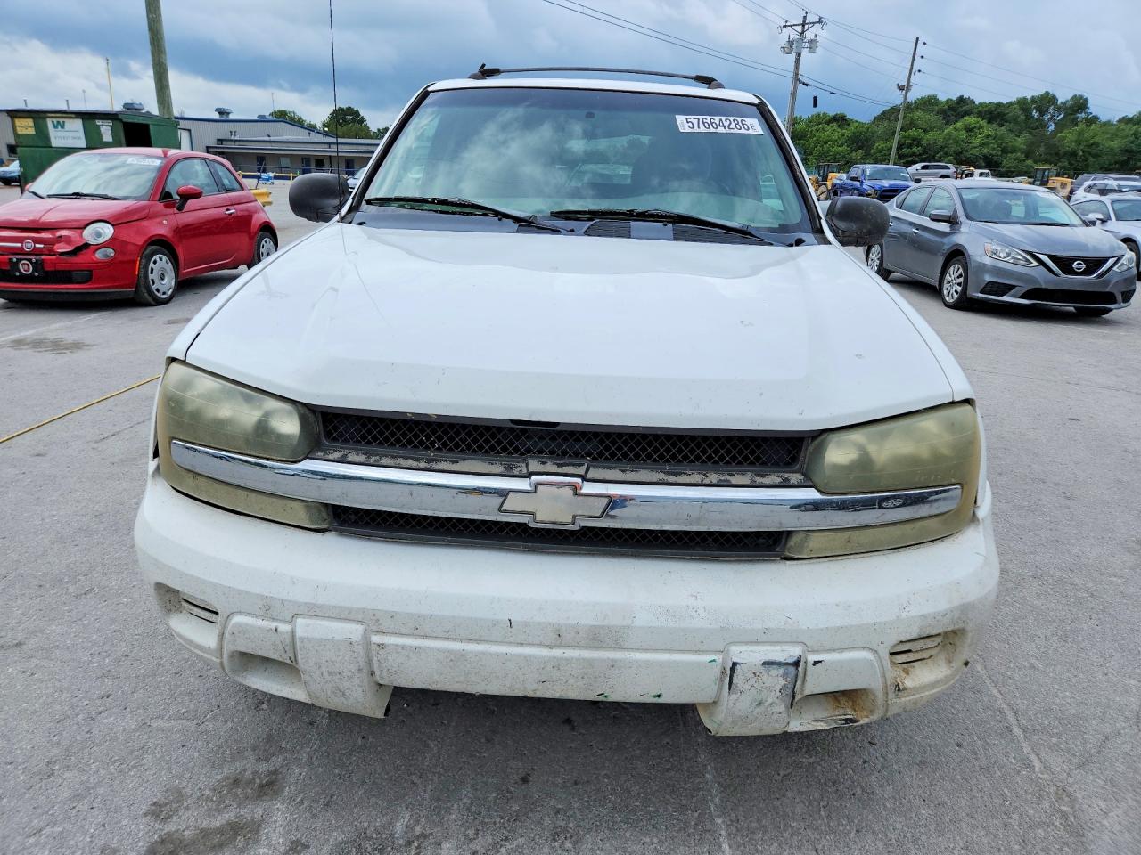 2002 Chevrolet Trailblazer White vin: 1GNDS13S022475709