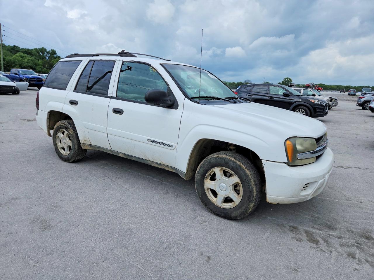 2002 Chevrolet Trailblazer White vin: 1GNDS13S022475709