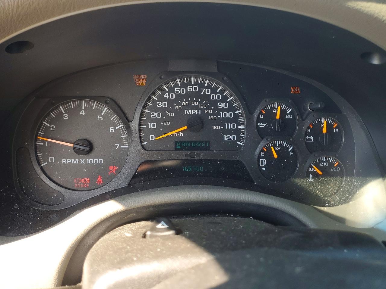 2003 Chevrolet Trailblazer Black vin: 1GNDS13S032291419