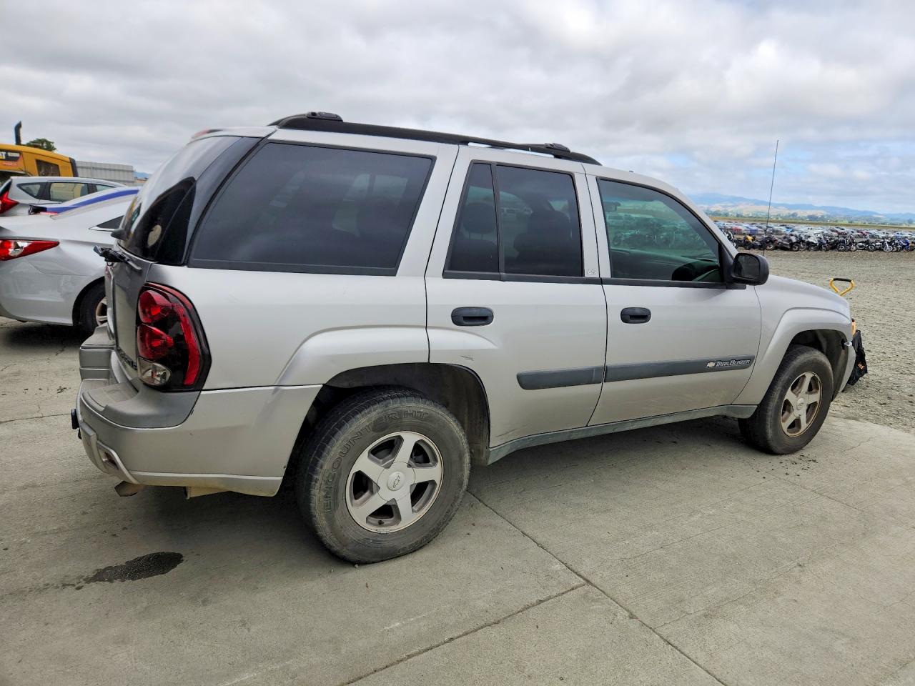 2004 Chevrolet Trailblazer Ls Silver vin: 1GNDS13S042104701