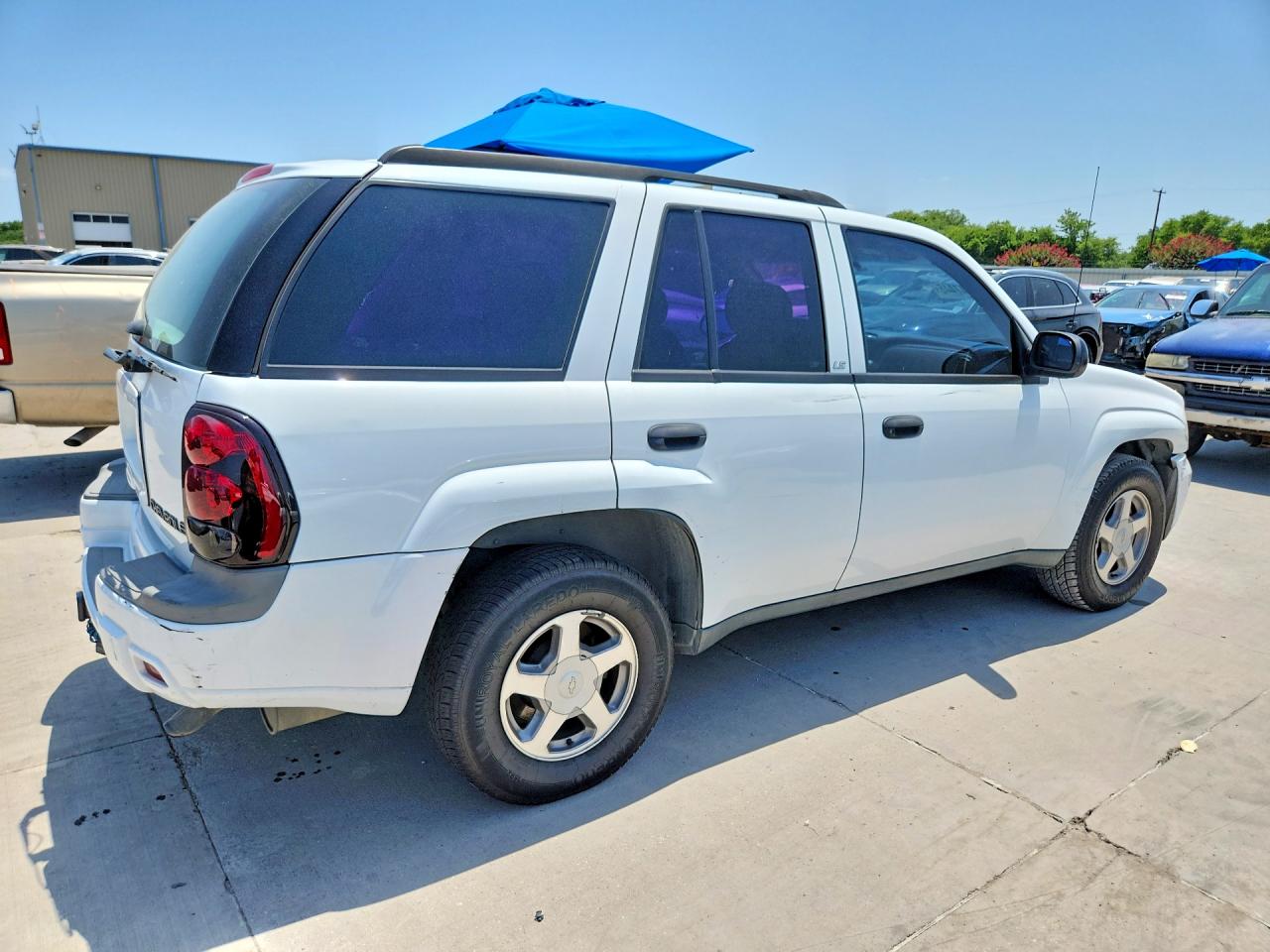 2004 Chevrolet Trailblazer Ls/lt White vin: 1GNDS13S042130330