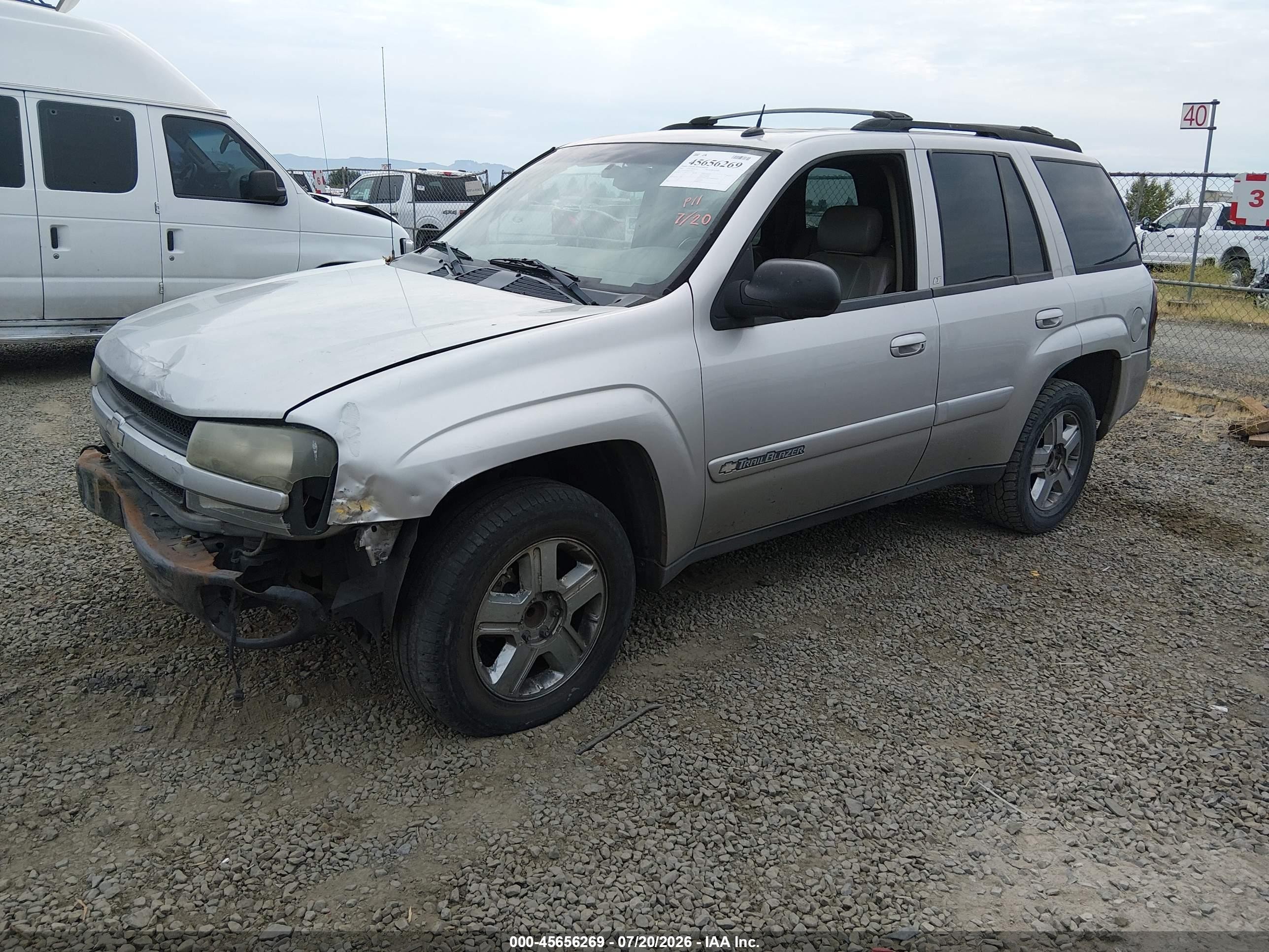 2004 Chevrolet Trailblazer Lt Silver vin: 1GNDS13S042246546