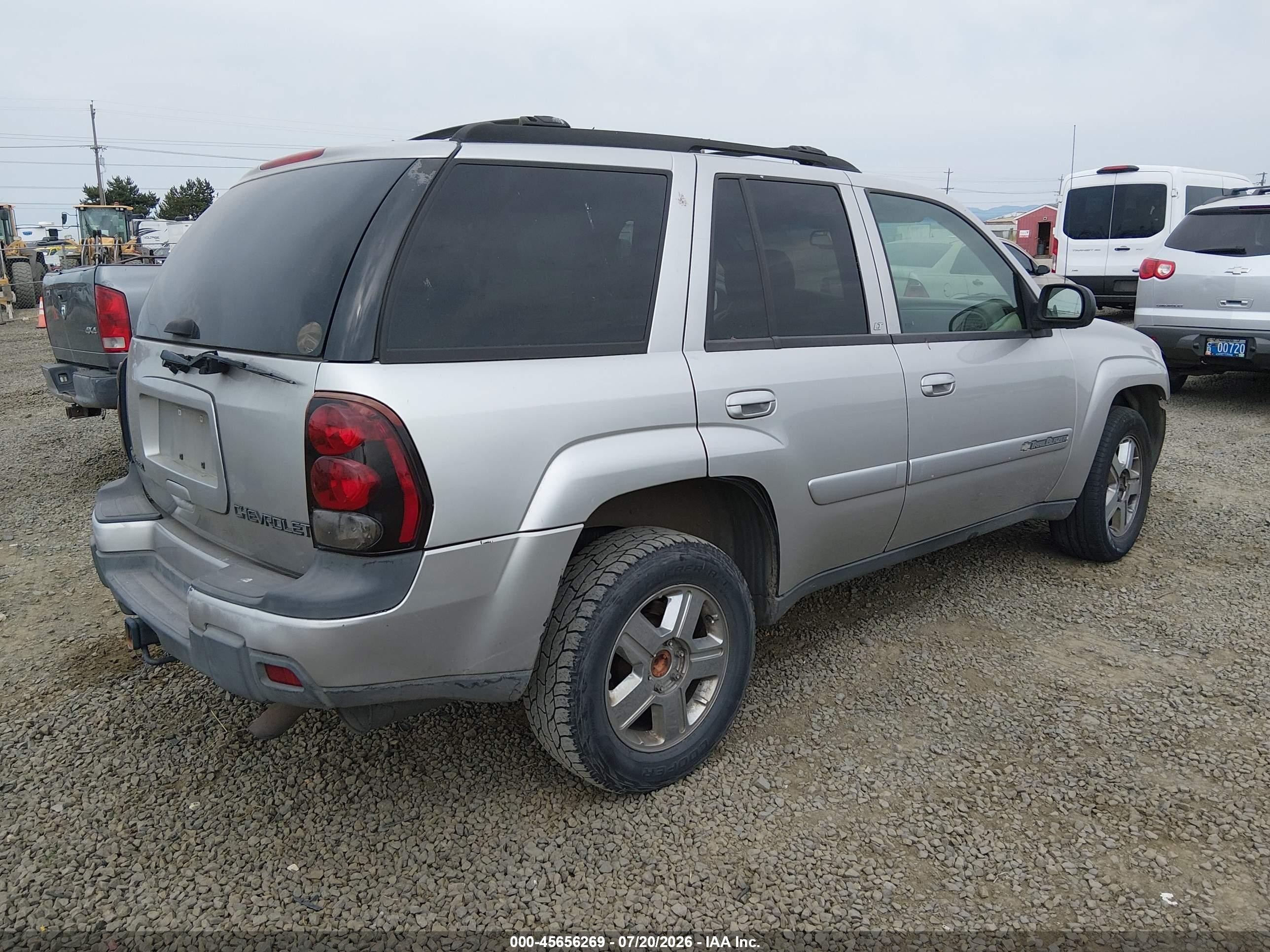 2004 Chevrolet Trailblazer Lt Silver vin: 1GNDS13S042246546