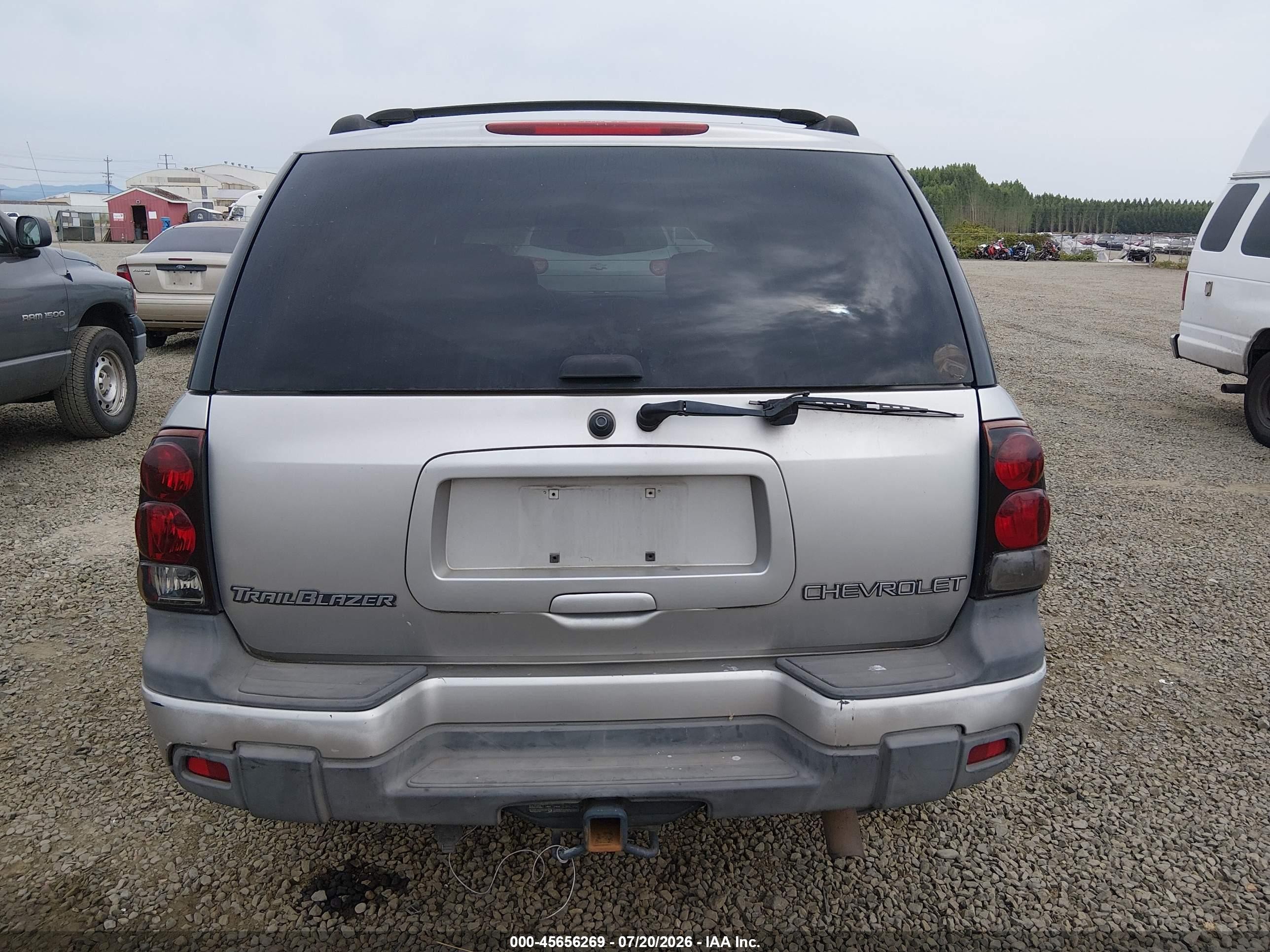 2004 Chevrolet Trailblazer Lt Silver vin: 1GNDS13S042246546