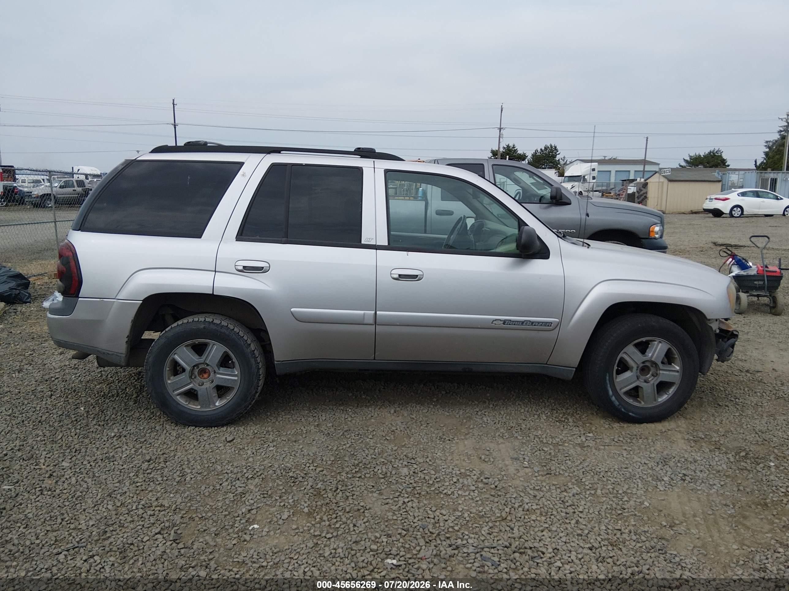 2004 Chevrolet Trailblazer Lt Silver vin: 1GNDS13S042246546