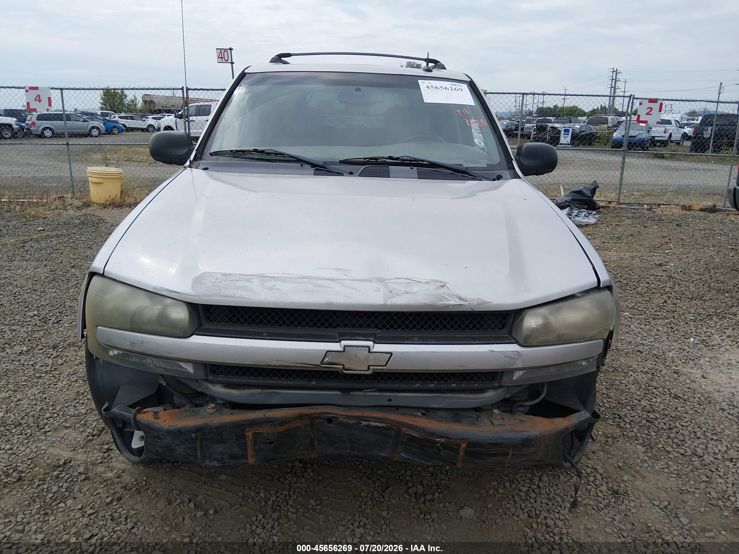 2004 Chevrolet Trailblazer Lt Silver vin: 1GNDS13S042246546