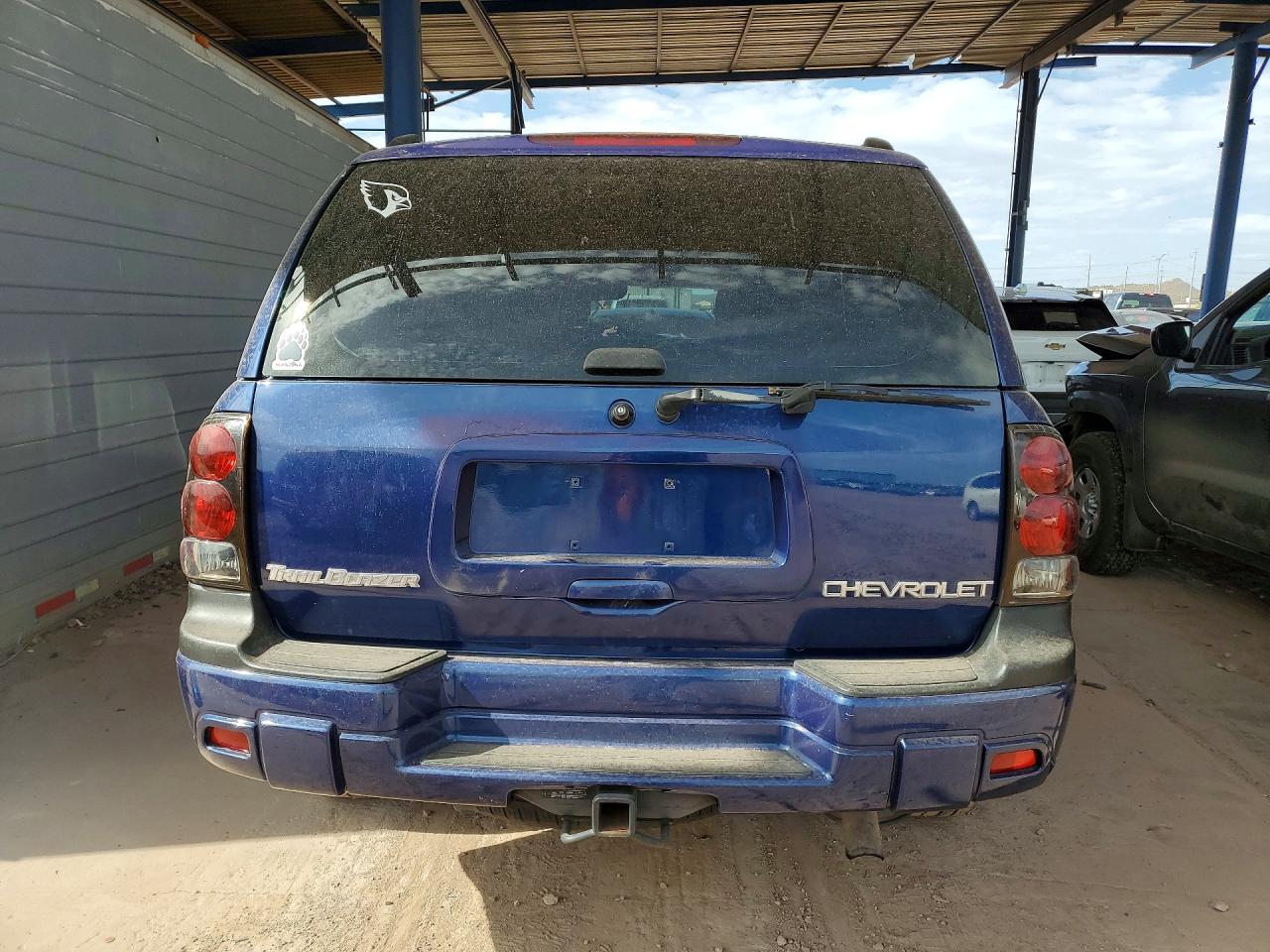 2004 Chevrolet Trailblazer Ls Blue vin: 1GNDS13S042270829