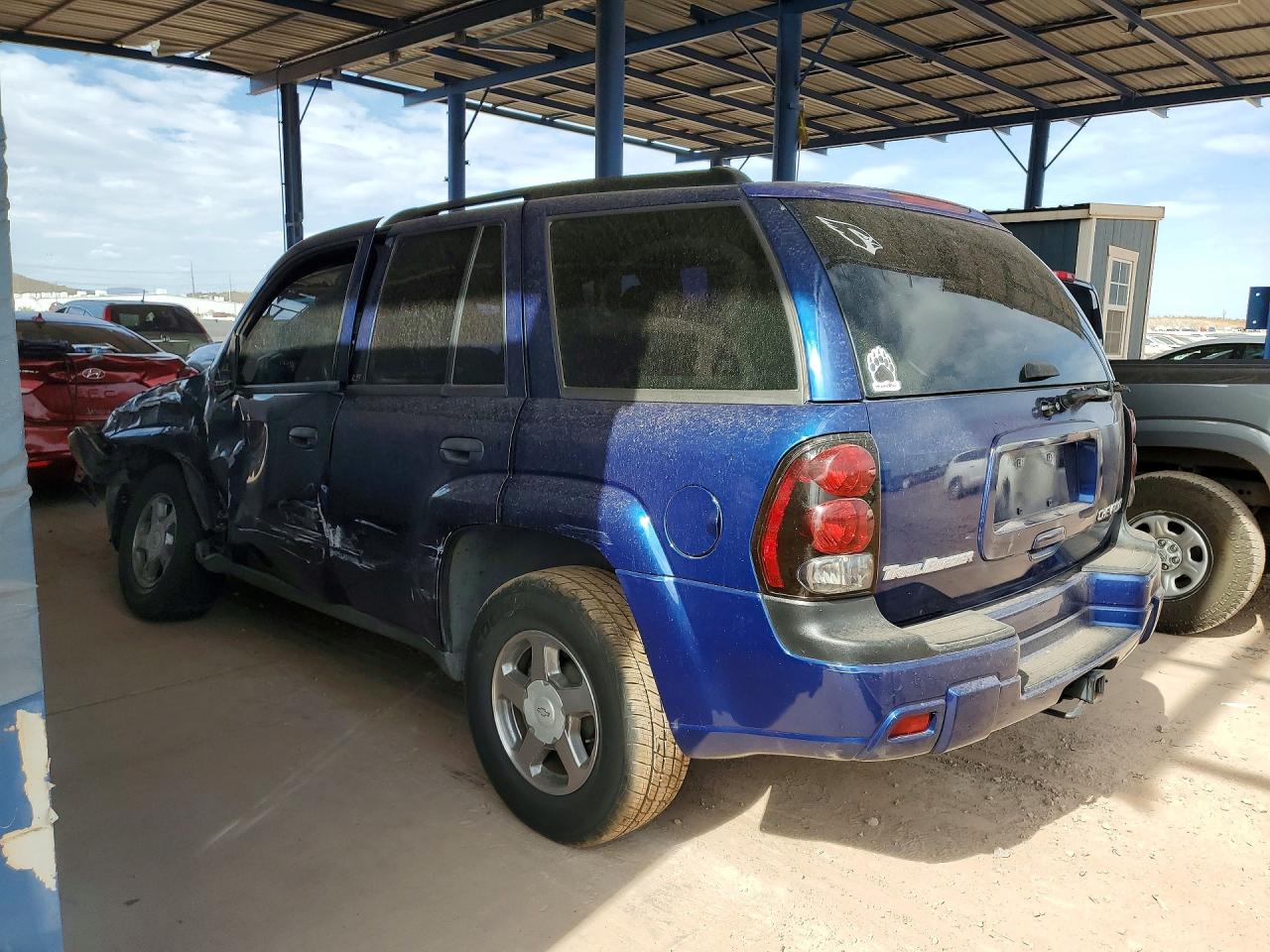 2004 Chevrolet Trailblazer Ls Blue vin: 1GNDS13S042270829